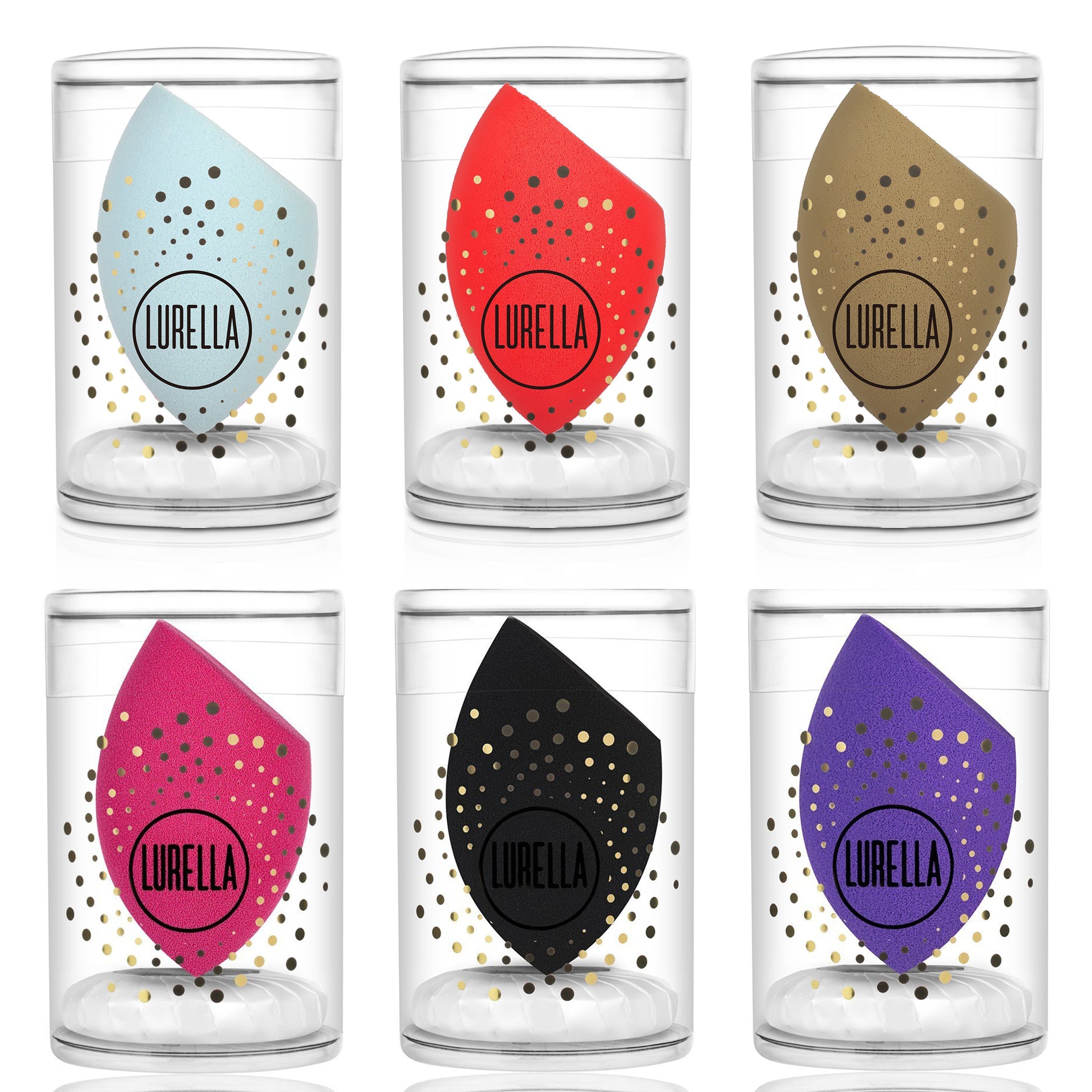 6 Angled Beauty Sponges