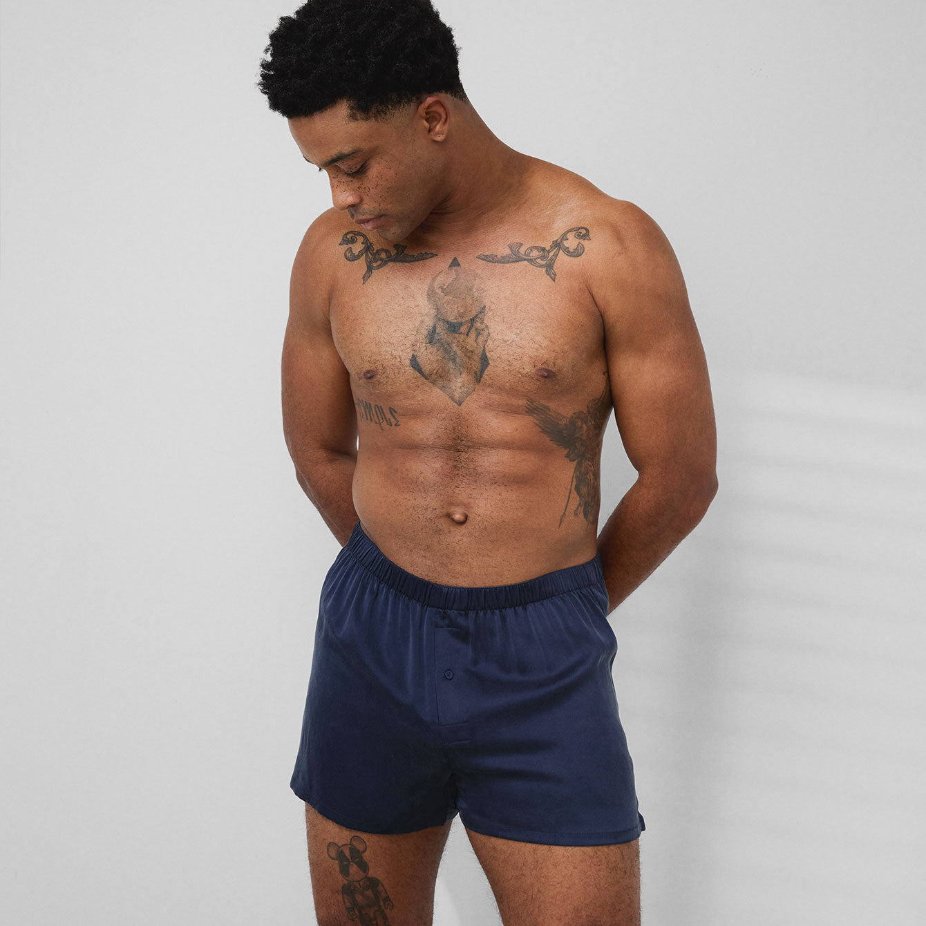 Men's Washable Silk Boxer