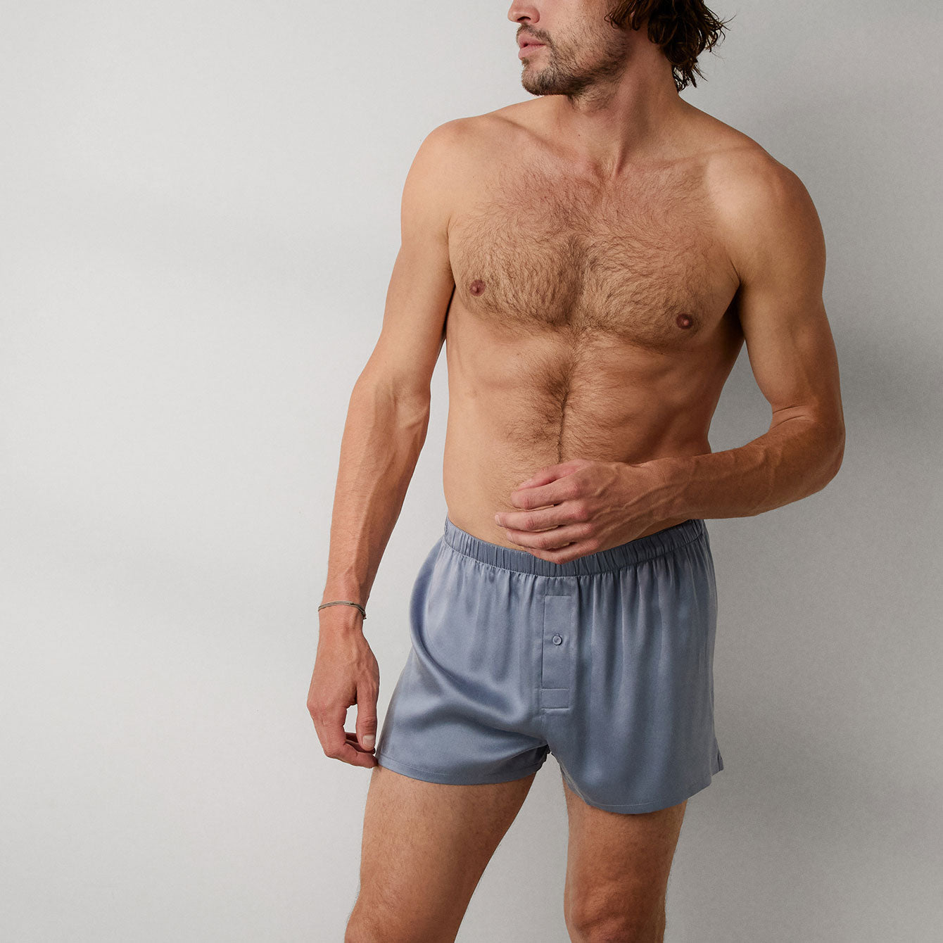 Men's Washable Silk Boxer