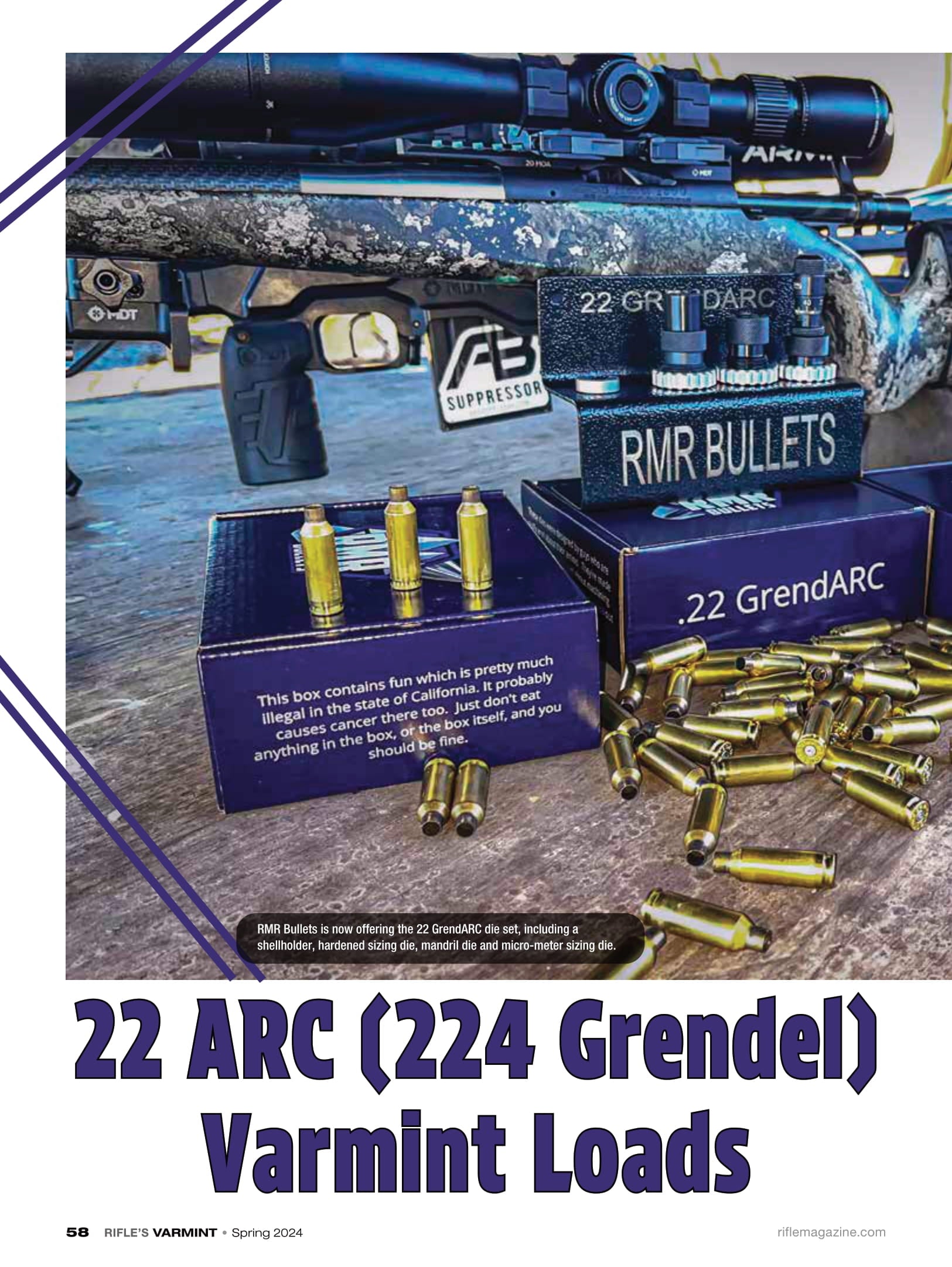 Varmint Rifles & Cartridges - Spring 2024: SA AMI Approved 22 Creedmoor, Horizon Firearms Vandal X, Breathing New Life Into 220 Swift, New Powders, Optimizing Loads, 6mm Remington Improved & Bullets!