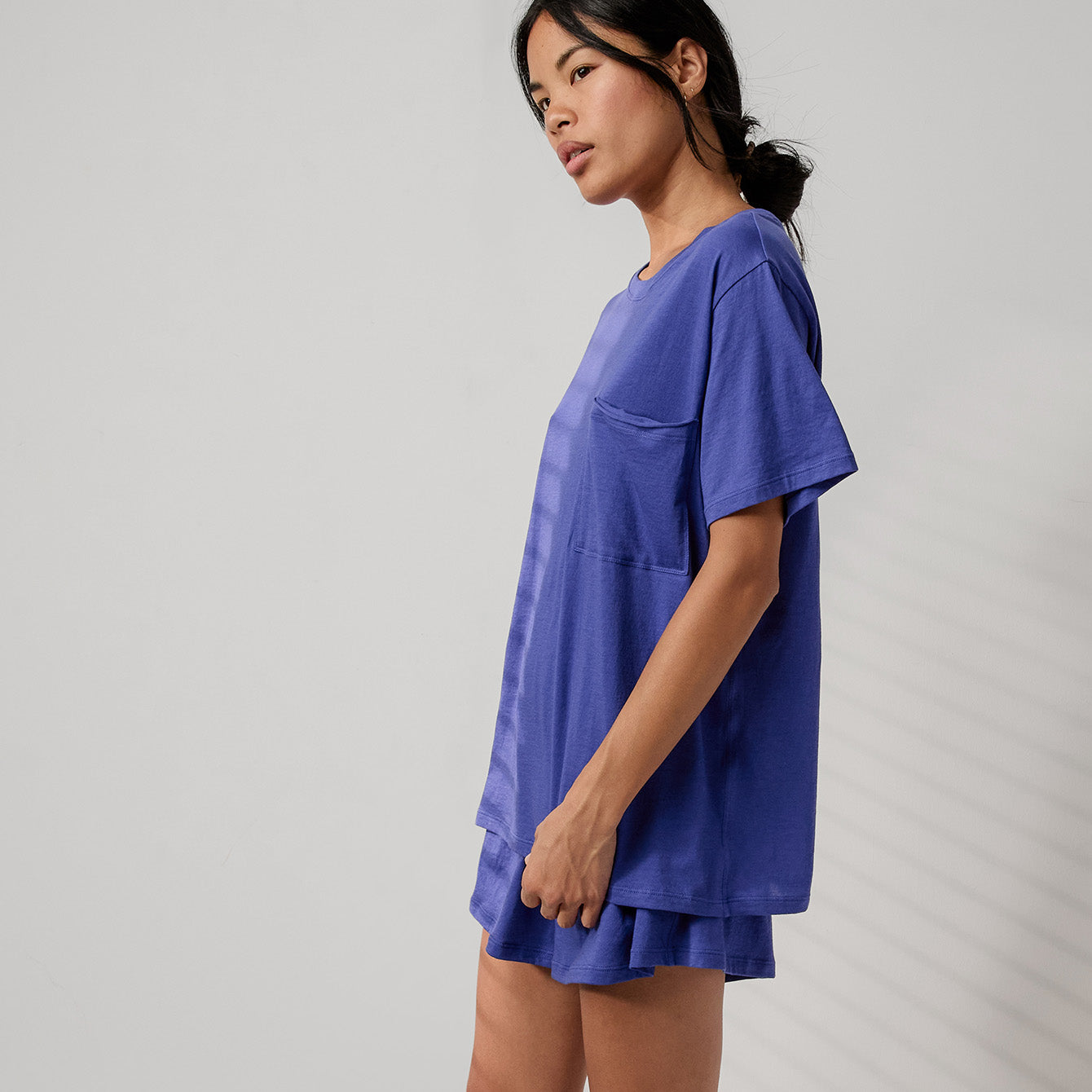 Organic Pima Tee Short Set