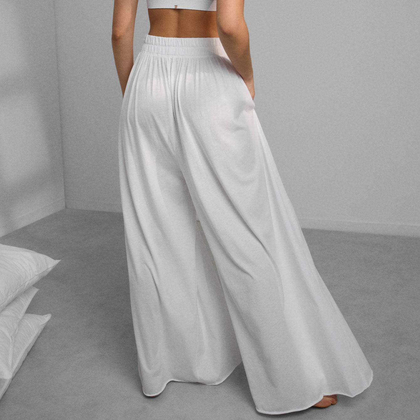 Organic Pima Wide Leg Pant
