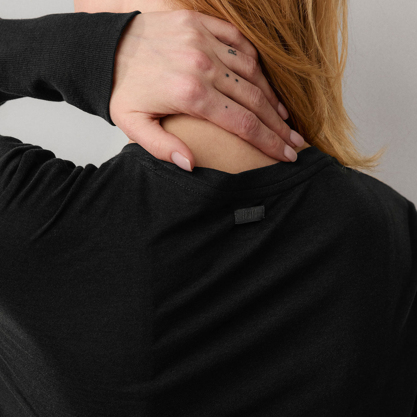 Organic Pima Crew Neck Long Sleeve