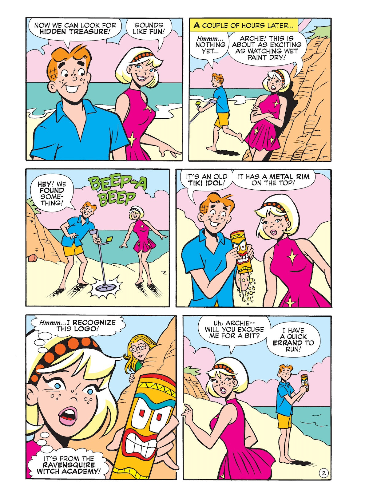 World Of Archie Jumbo Comics - Archie & The Gang Uncover Riverdale Beach's Haunted History, Ghost Surfers & Disappearing items Have Everyone On Edge, Are The Hang Ten Hauntings Real?