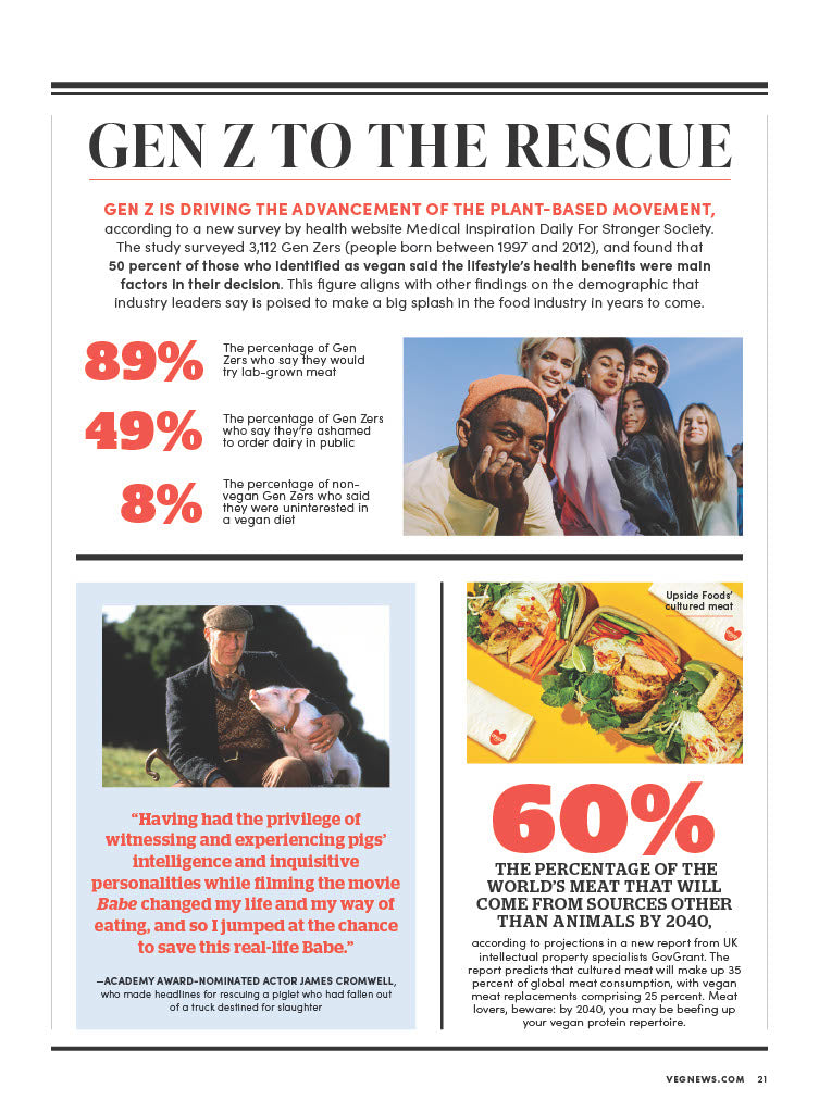 VegNews Summer Issue 2023 - 50+ Plant-Based Food & Lifestyle Recipes, Barbecue, Jamaican & Seafood, Vegan Destination Weddings, Favorite Cookbooks, Netflix Richa Moorjani Interview & Travel Getaways!