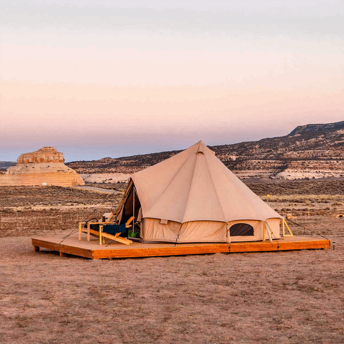 USED - 16' Regatta Bell Tent - Desert Red