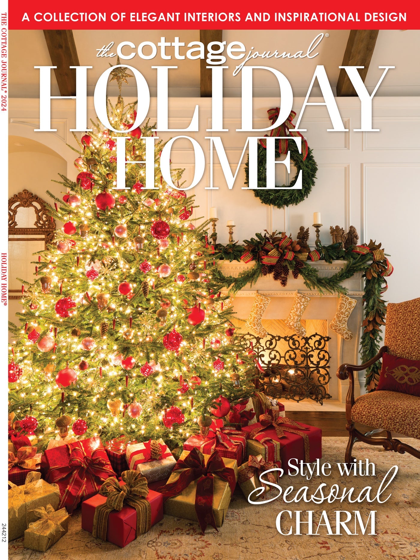 The Cottage Journal - Holiday Home: Style With Seasonal Charm, Holiday Décor, Elegant Interiors & Inspirational Design, Christmas Tree Themes, Tablescapes, French-Country, Southern Tradition & More!
