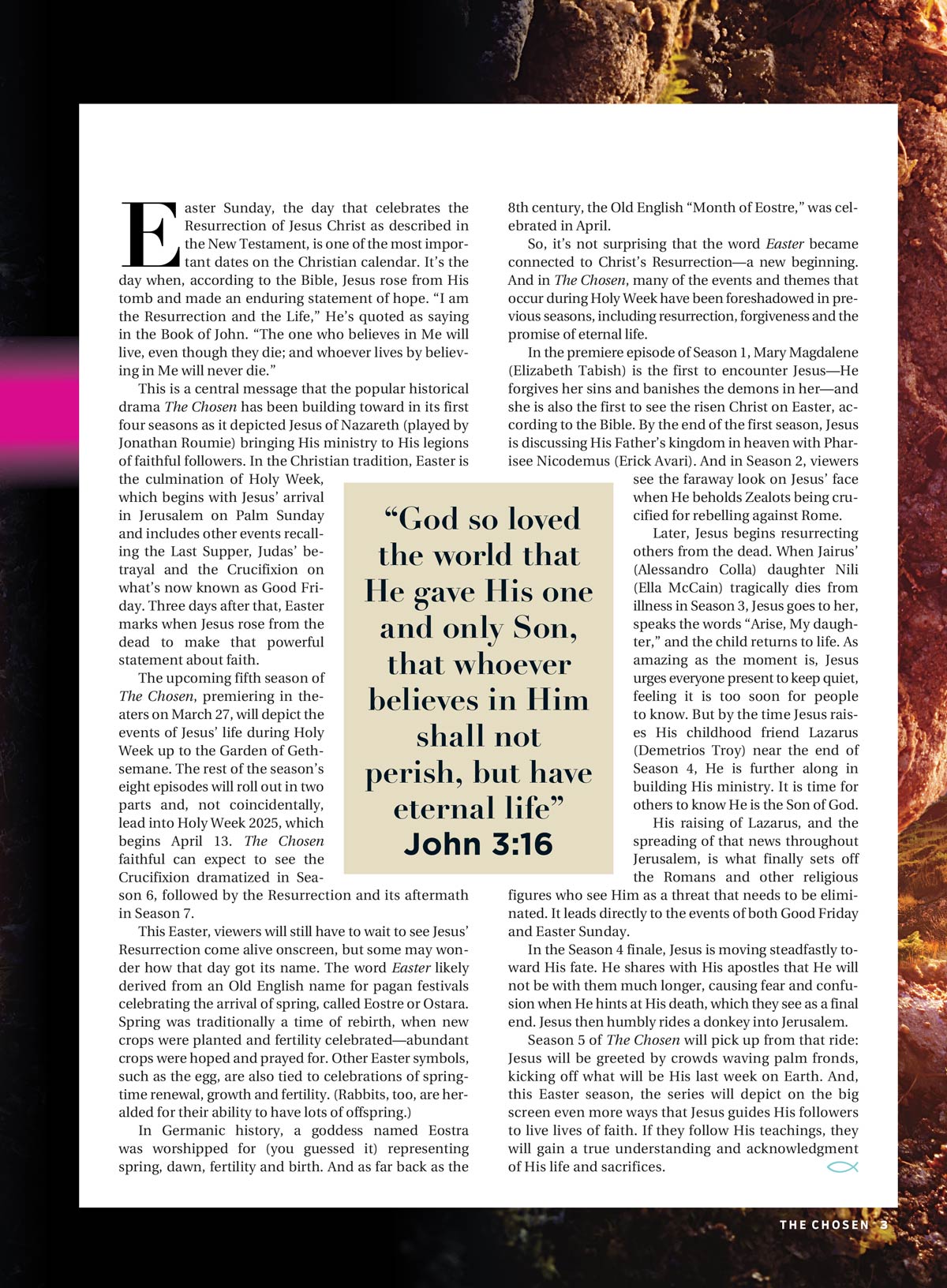 The Chosen Easter Special - TV Guide: New Collector’s Edition, Miraculous Stories Of Jesus & His Disciples, The Journey Of The Chosen & Its Powerful Impact, Season 5’s Thrilling Narrative & More!