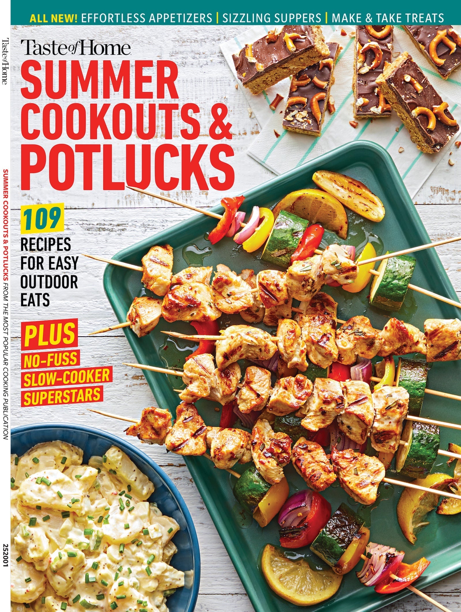 Taste of Home - Summer Cookouts & Potlucks: 109 Easy Outdoor-Friendly Recipes, Appetizers, Slow Cooker Stars, Sizzling Suppers Perfect For Backyard Cookouts, Memorable Gatherings & More!