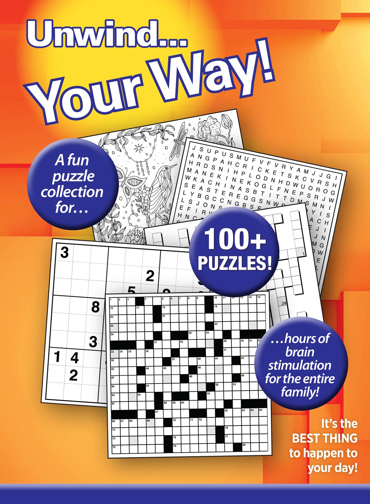 Take a Break - Variety Puzzles 25.07.25: 100+ Puzzles, Adult Activity Book, Easy & Fun Large Print Puzzles, Sudoku, Crossword, Word Search, Connect The Dots, Sharpen Your Mind & More!