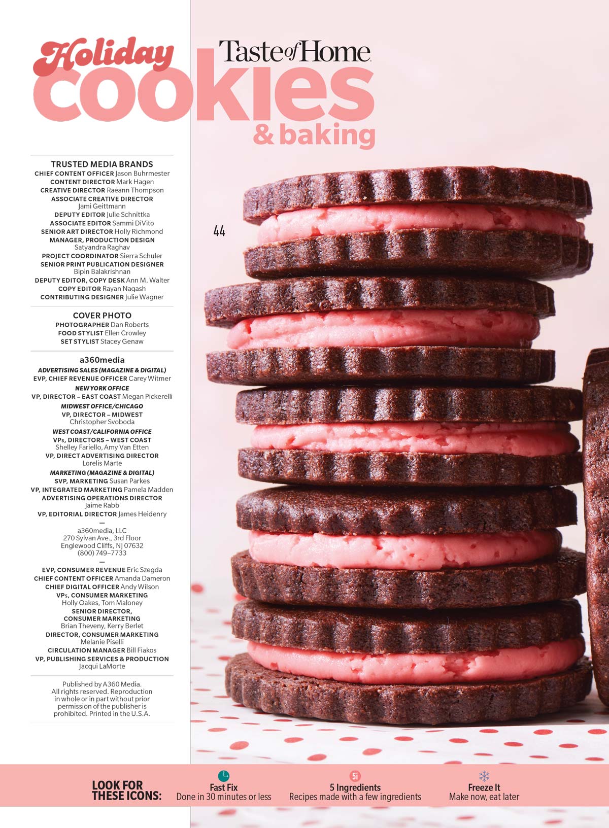 Taste of Home - Holiday Cookies & Baking: 105 Merry & Bright Treats, Desserts, Cutouts, No-Bakes, Bars, Candies, Cakes, Pies, Oven-Fresh Breads, Gift Mixes, Drop Delights, Shaped Sensations & More!