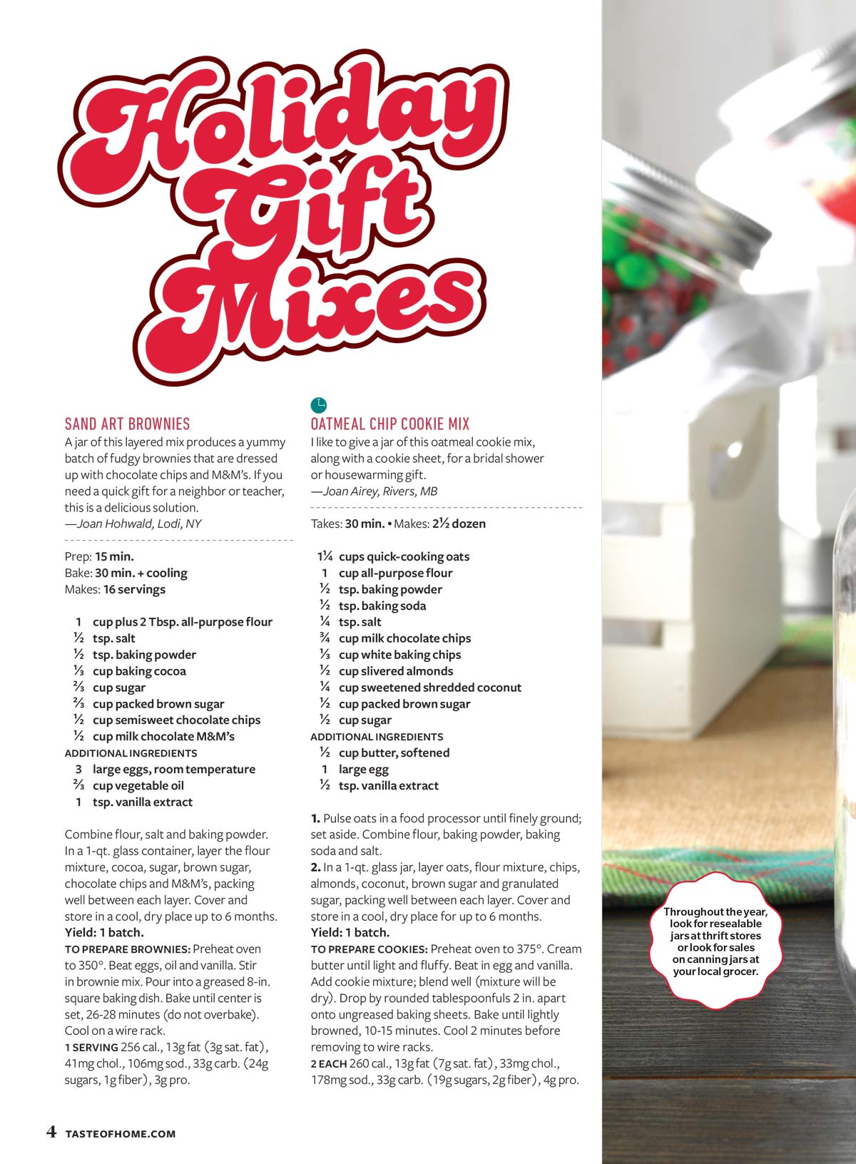 Taste of Home - Holiday Cookies & Baking: 105 Merry & Bright Treats, Desserts, Cutouts, No-Bakes, Bars, Candies, Cakes, Pies, Oven-Fresh Breads, Gift Mixes, Drop Delights, Shaped Sensations & More!