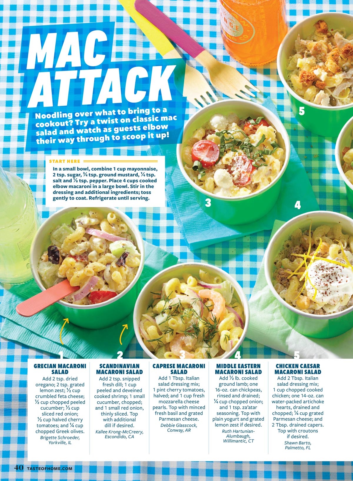 Taste of Home - Summer Cookouts & Potlucks: 109 Easy Outdoor-Friendly Recipes, Appetizers, Slow Cooker Stars, Sizzling Suppers Perfect For Backyard Cookouts, Memorable Gatherings & More!