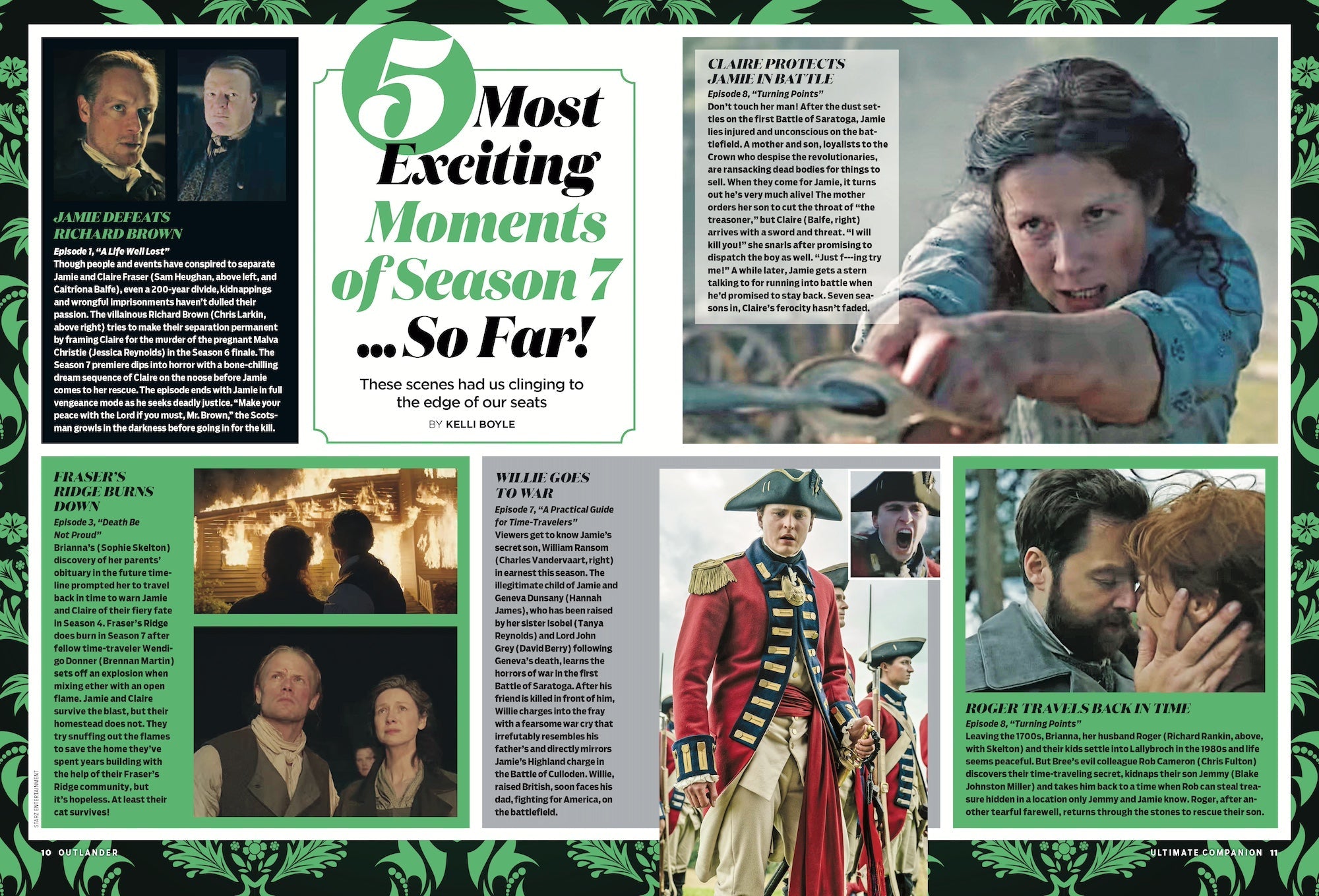 TV Guide - Outlander: Claire & Jamie's Love Story For The Ages, 15 Steamiest Moments, Sam Heughan & Caitríona Balfe Exclusive Interview, BTS, New Episode Previews, Blood Of My Blood Spinoff & More!