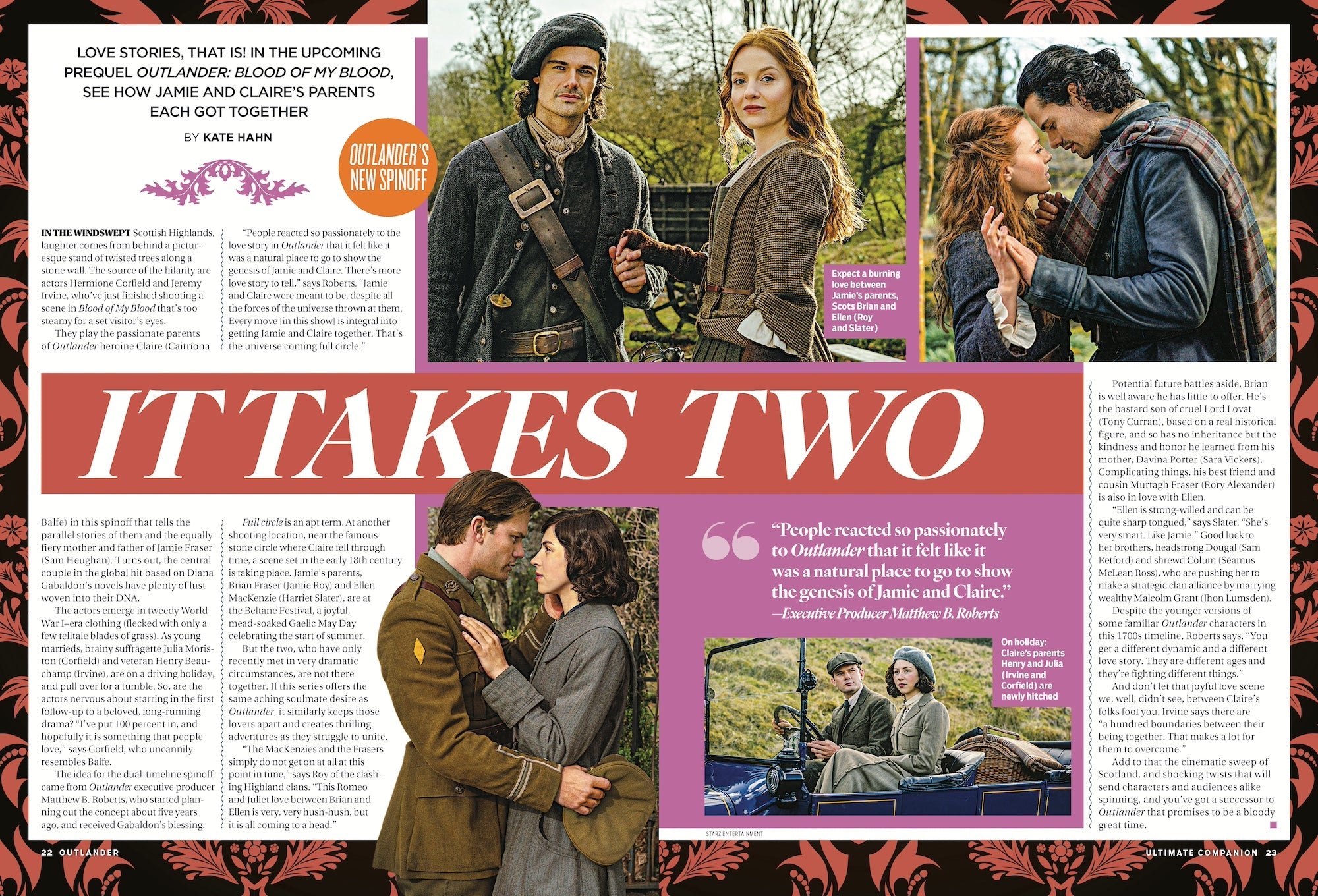 TV Guide - Outlander: Claire & Jamie's Love Story For The Ages, 15 Steamiest Moments, Sam Heughan & Caitríona Balfe Exclusive Interview, BTS, New Episode Previews, Blood Of My Blood Spinoff & More!