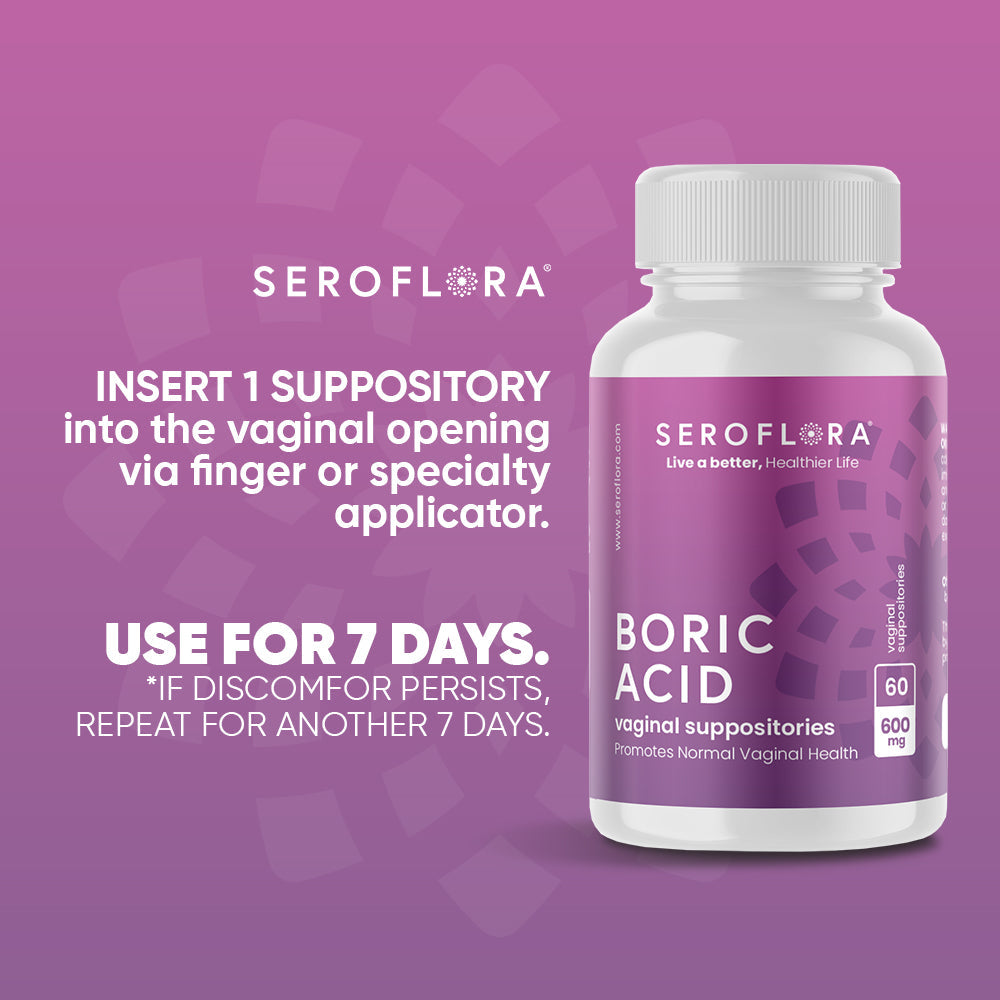 Boric Acid Suppositories (60ct)