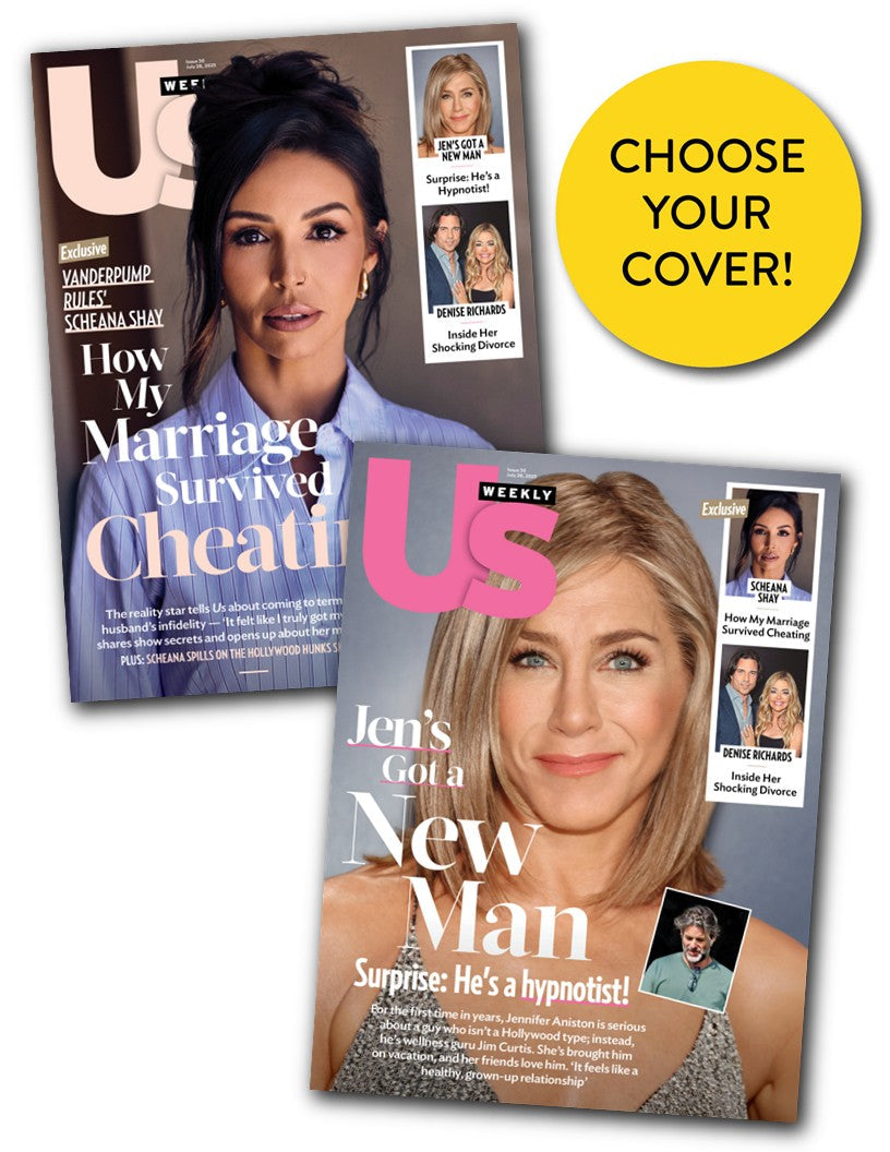 Us Weekly - 07.28.25: Jennifer Aniston’s New Romance With Hypnotist Jim Curtis, Scheana Shay’s Marriage Infidelity Struggles, Denise Richard's Shocking Divorce & More!