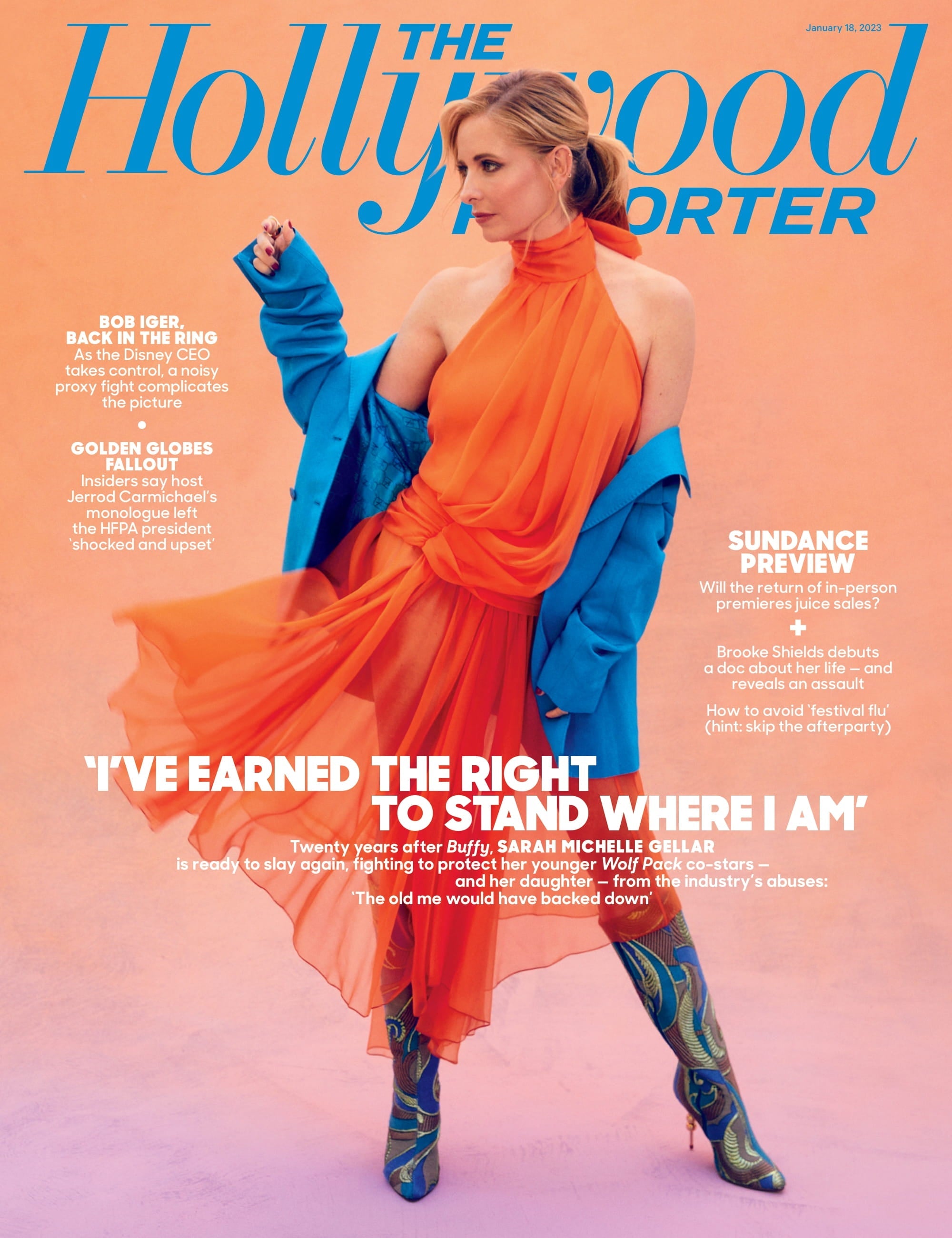 The Hollywood Reporter - 23.01.18 Edition: Sarah Michelle Gellar Is Fighting To Protect Younger Wolf Pack Co-Stars & Daughters From Industry's Abuses, Golden Globes Fallout, Sundance Preview & More!