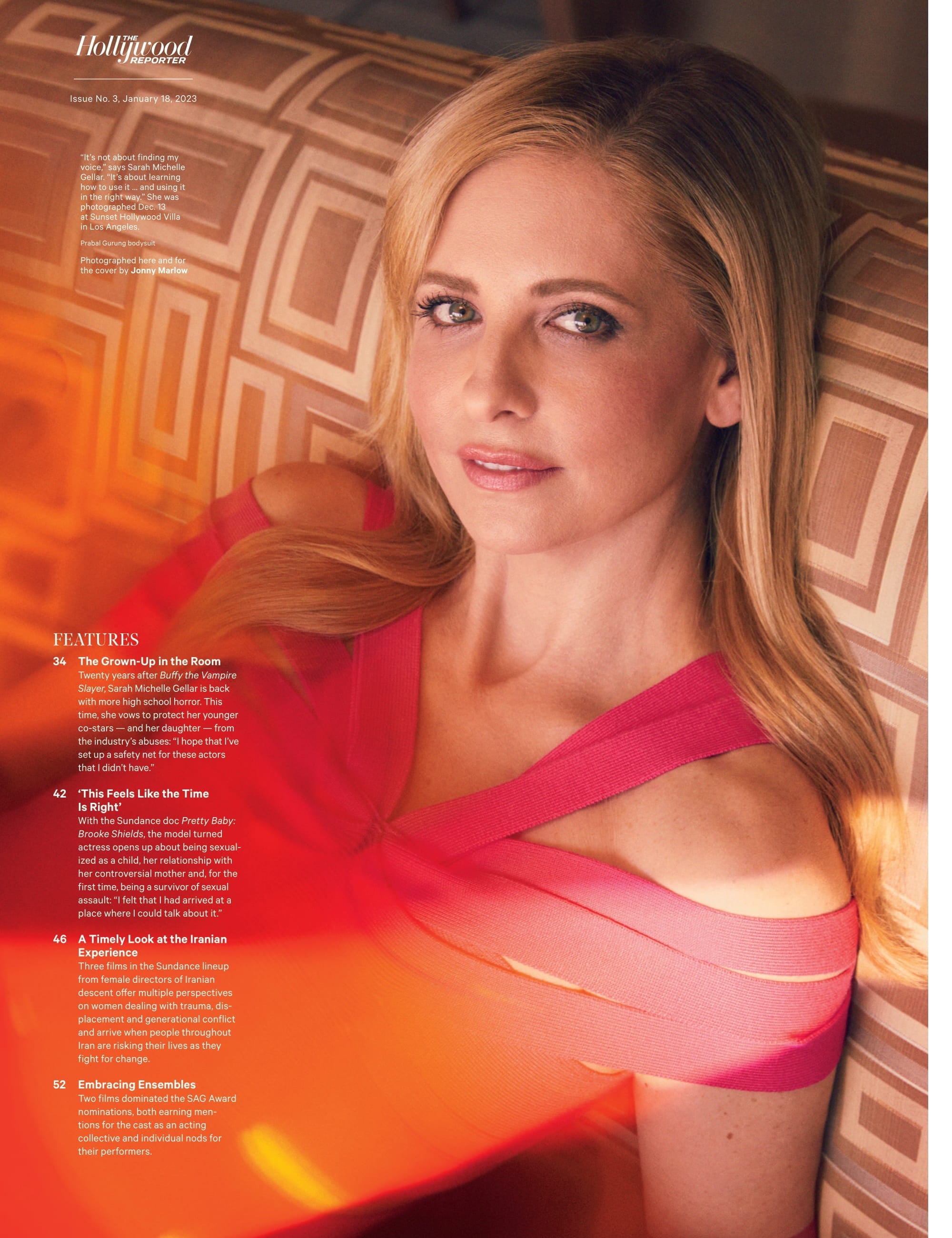 The Hollywood Reporter - 23.01.18 Edition: Sarah Michelle Gellar Is Fighting To Protect Younger Wolf Pack Co-Stars & Daughters From Industry's Abuses, Golden Globes Fallout, Sundance Preview & More!