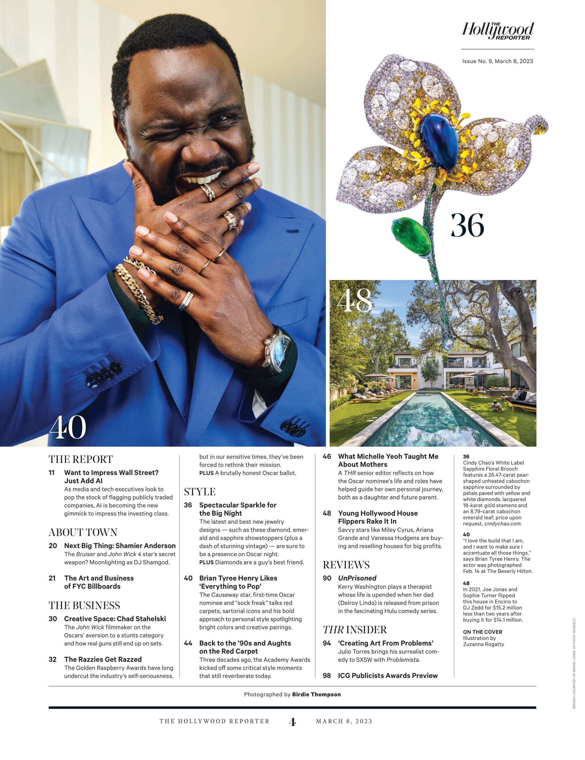 The Hollywood Reporter - 23.03.08 Edition: Kimmel Is Back & Ready To Rumble, Awards Season Famous BFFs, Titanic Oscars At 25, Mo'Nique Makes Peace (Mostly), Is Hollywood Too Sensitive For The Razzies?