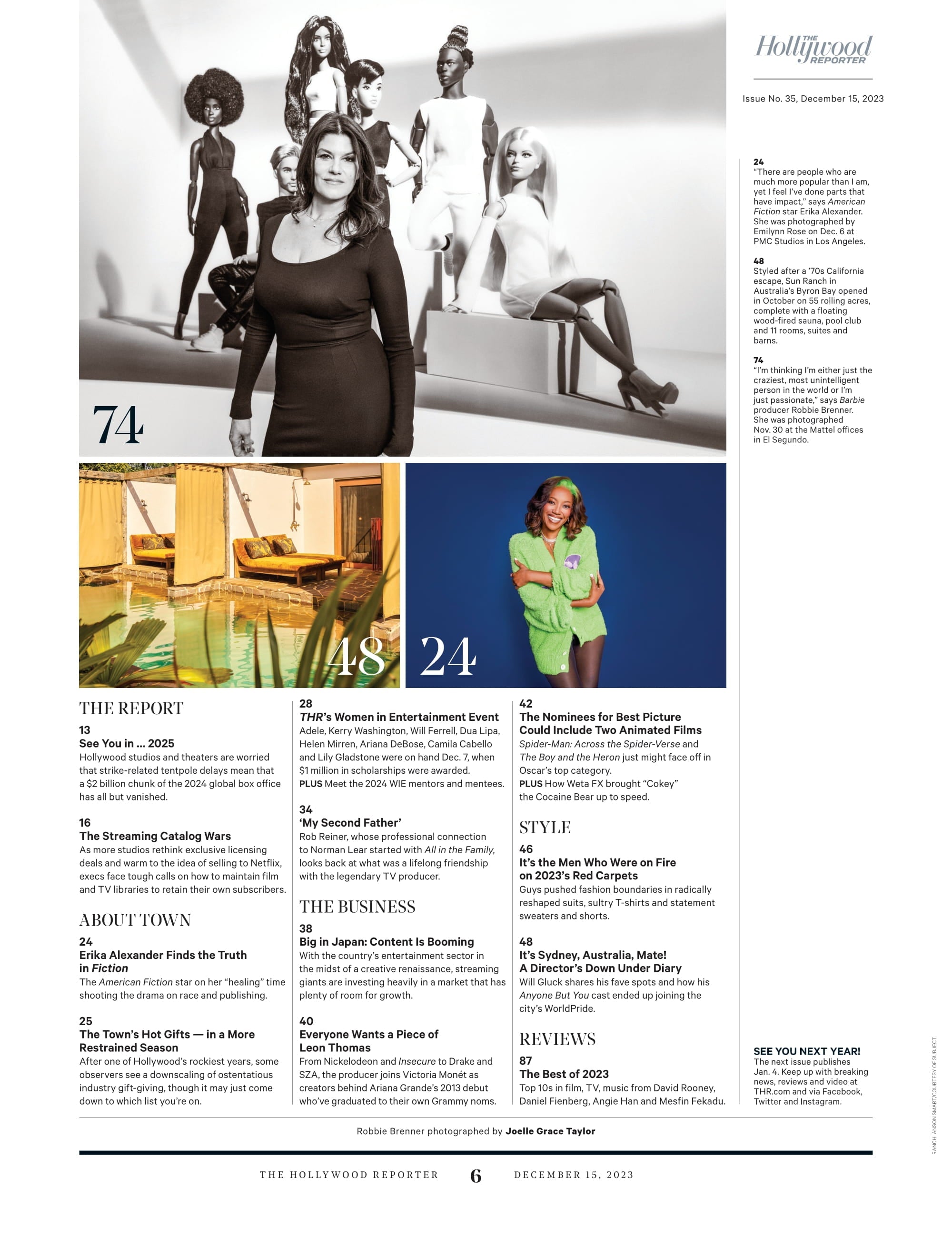 The Hollywood Reporter - 23.12.15 Edition: Divine Sisterhood Of The Color Purple, Fantasia Barrino, Oprah Winfrey, Taraji P. Henson & Danielle Brooks Unpack What Kept Them From Landing Beyoncé & More!