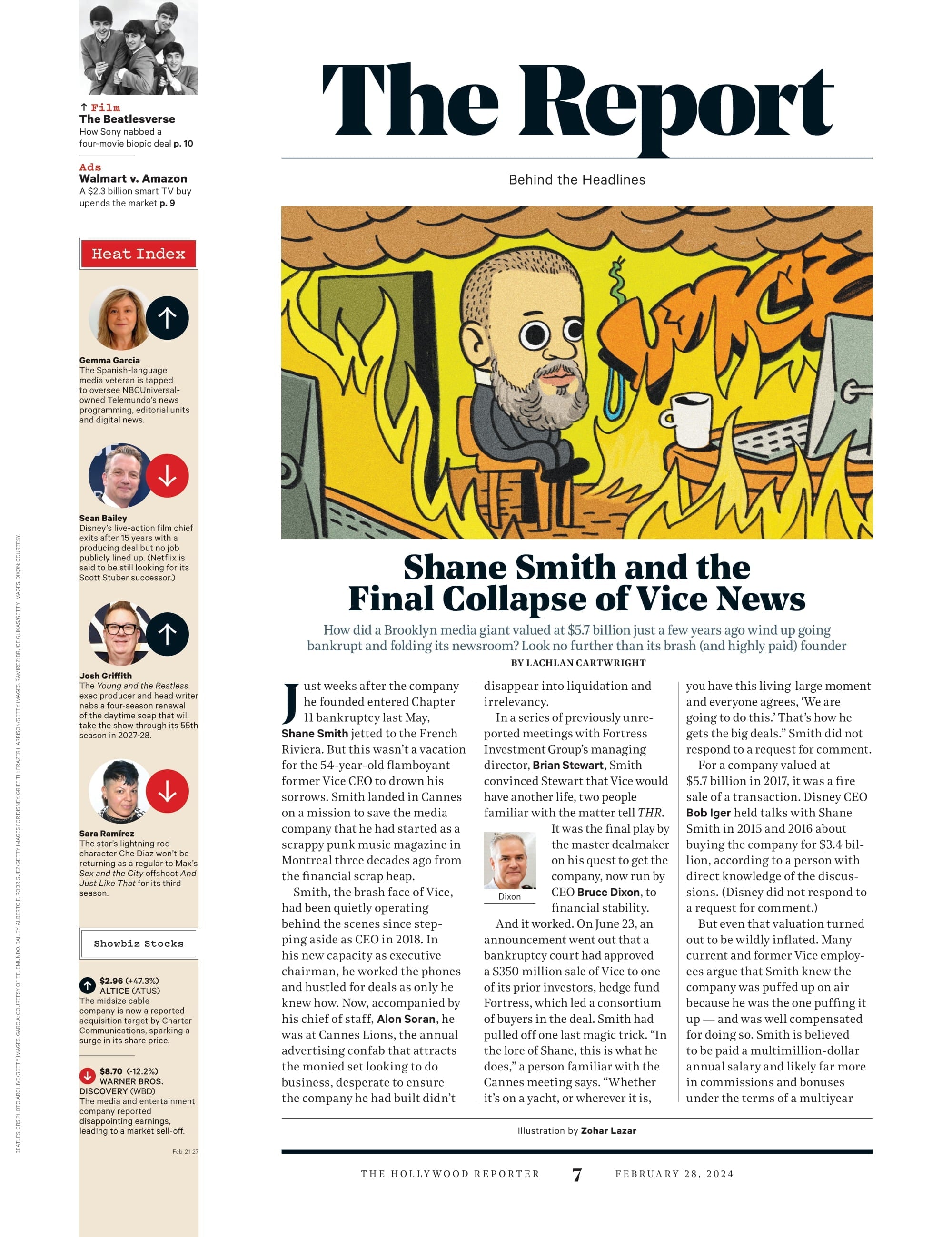 The Hollywood Reporter - 24.02.28 Edition: Reneé Rapp Mean Girls Breakout & Pop Star On Anxiety, Sexuality, Beyoncé Sending Her Flowers & Justin Bieber Obsession, Final Collapse Of Vice News & More!