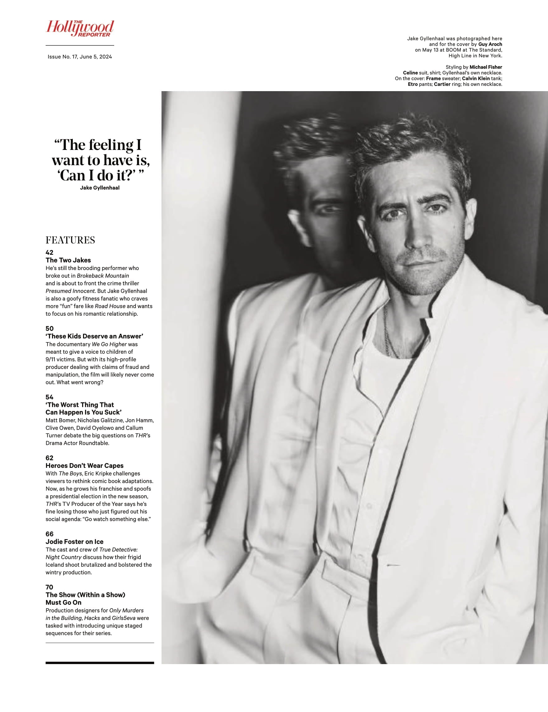The Hollywood Reporter - 24.06.05 Edition: The Two Jake Gyllenhaal's In Crime Thriller Presumed Innocent & Fitness Fanatic In Road House, Drama Actor Roundtable With Matt Bomer, John Hamm & More!