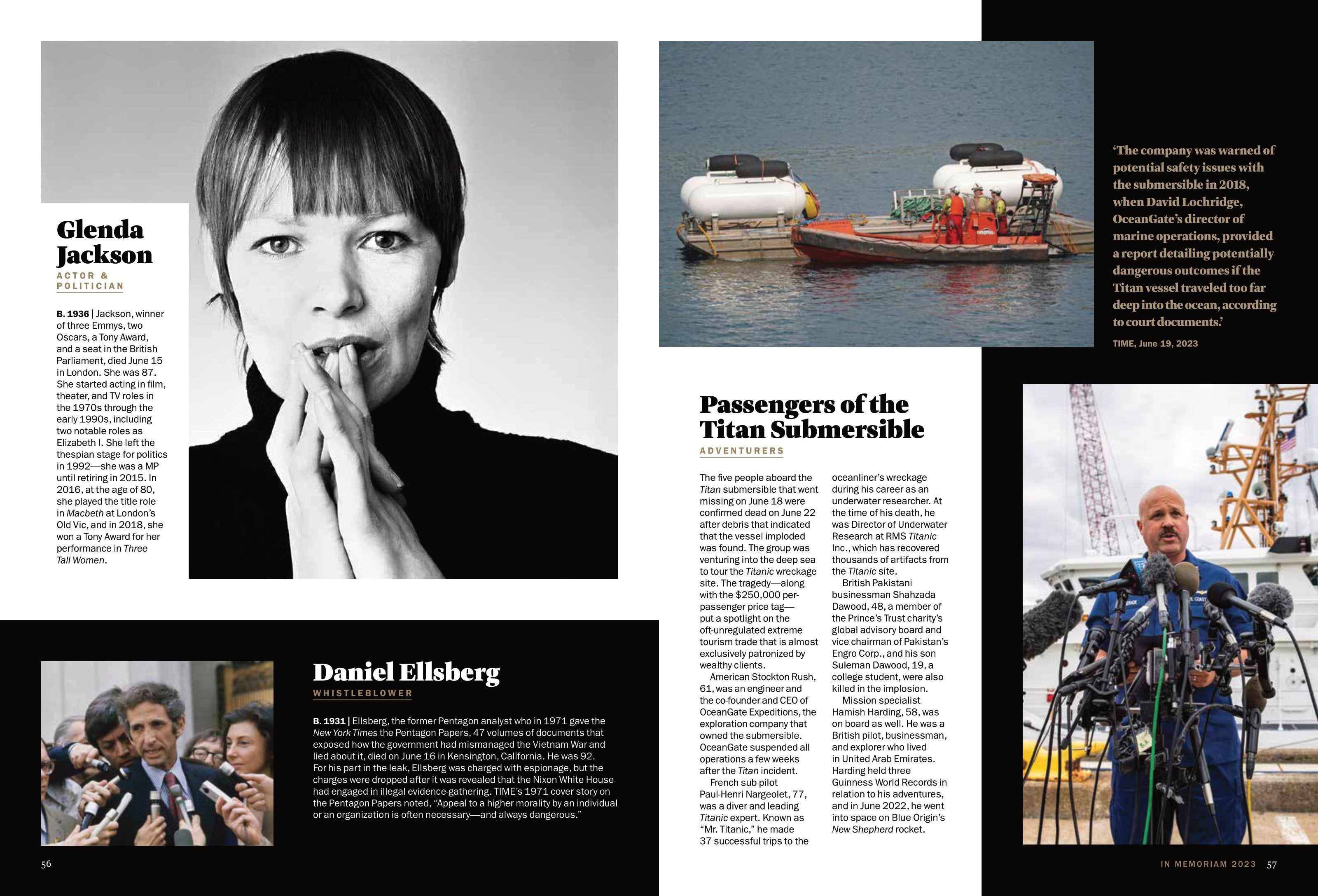 TIME Special Edition - 2023 Memoriam: Look Back At Major Figures & Events In 2023, Lisa Marie Presley, Bob Barker, Jimmy Buffet, Maui Wildfires, Titan Submersible, Angus Cloud, Matthew Perry & More!