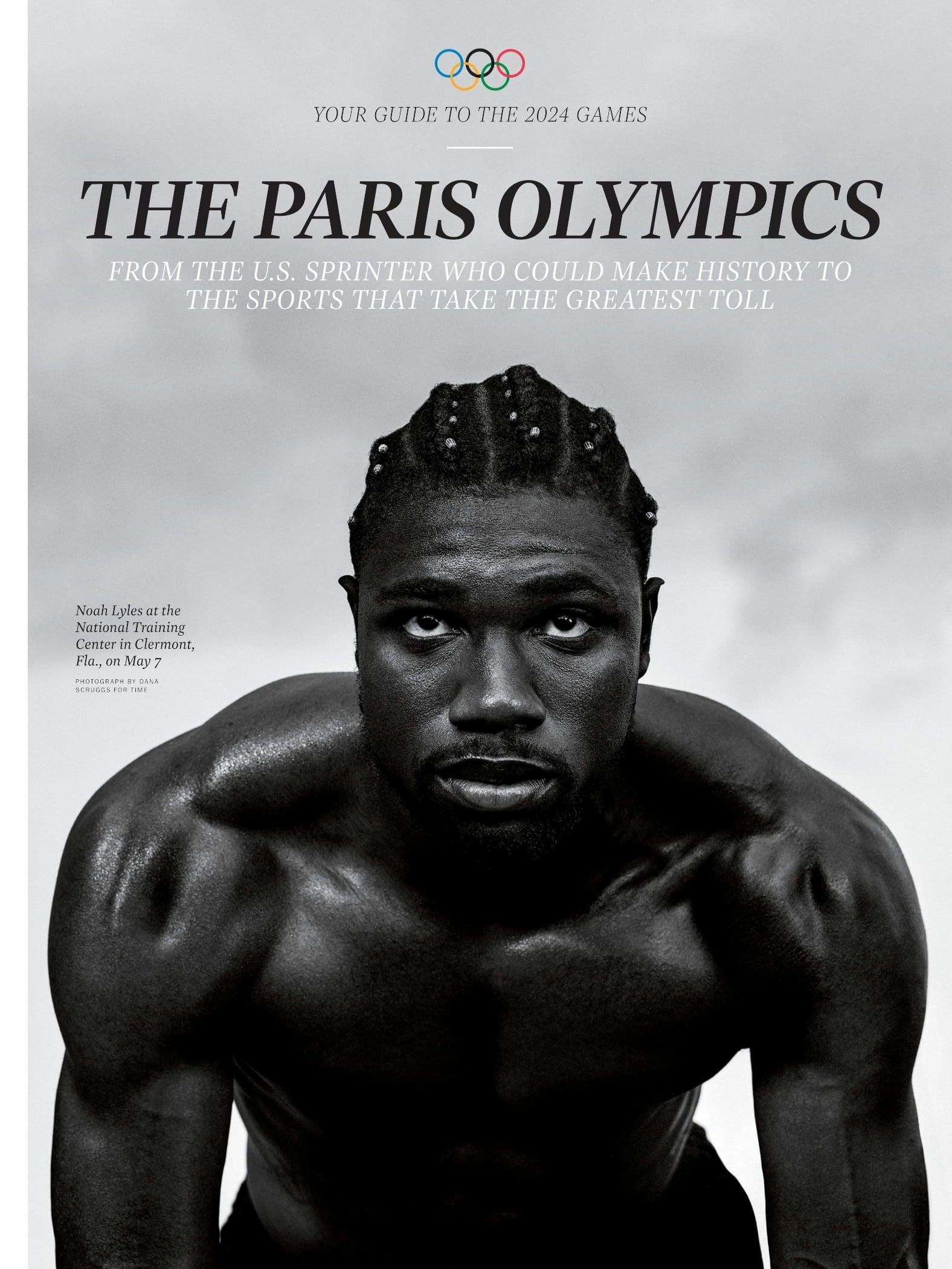 TIME Magazine - 07.15.24 Edition: Your 2024 Olympic Guide, The World's Fastest Man Noah Lyles, Paris Meets Politics, Simone Biles Is Back, Katie Ledecky, Team USA Uniforms, How Athletes Thrive & More!