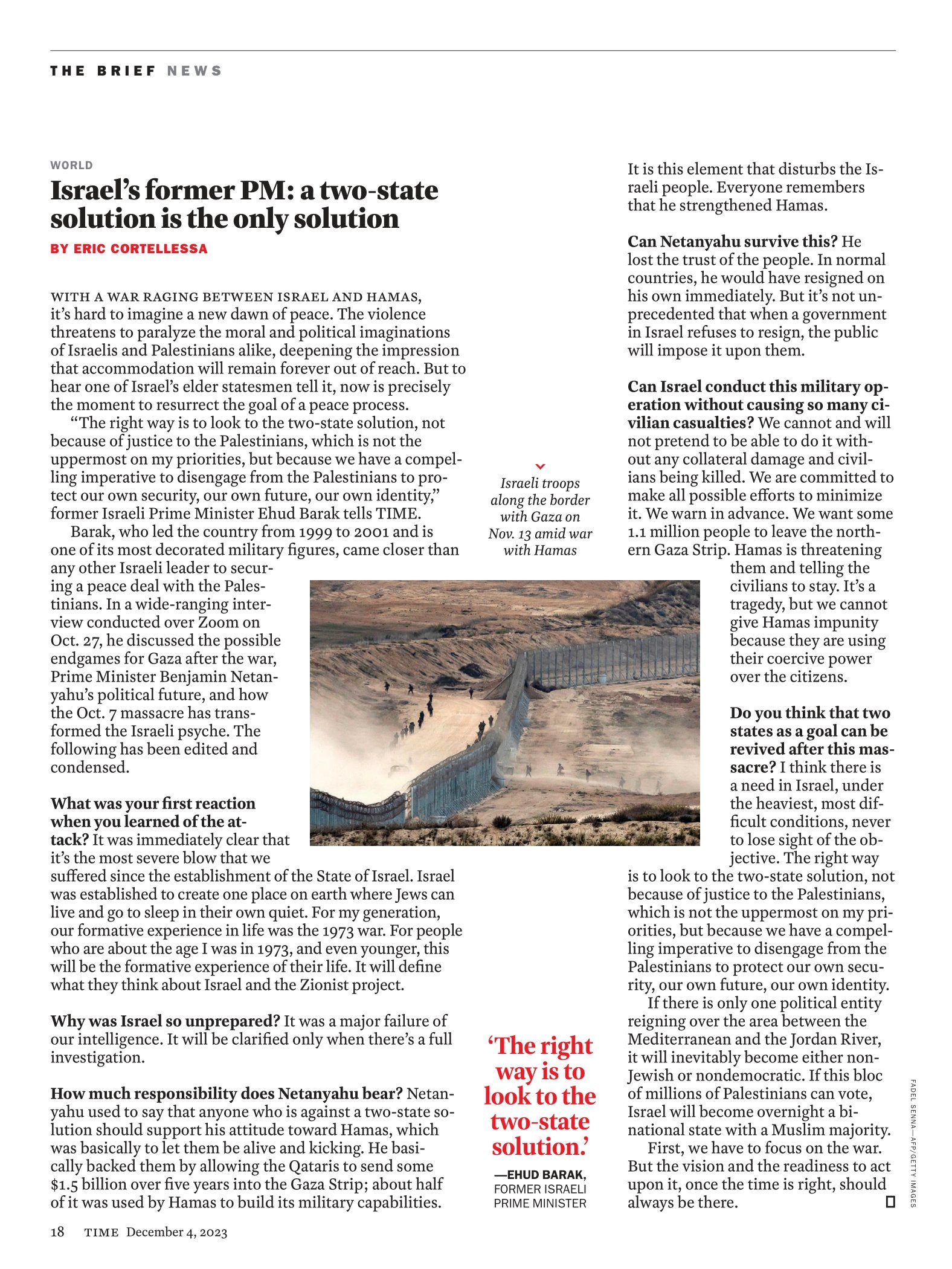 TIME Magazine - 12.04.23 Edition: 100 Most Influential Leaders Driving Business To Real Climate Action, Nikki Haley & Trump, Israel Endgame In Gaza, Uniqlo Founder Tadashi Yanai & Best Photos Of 2023!