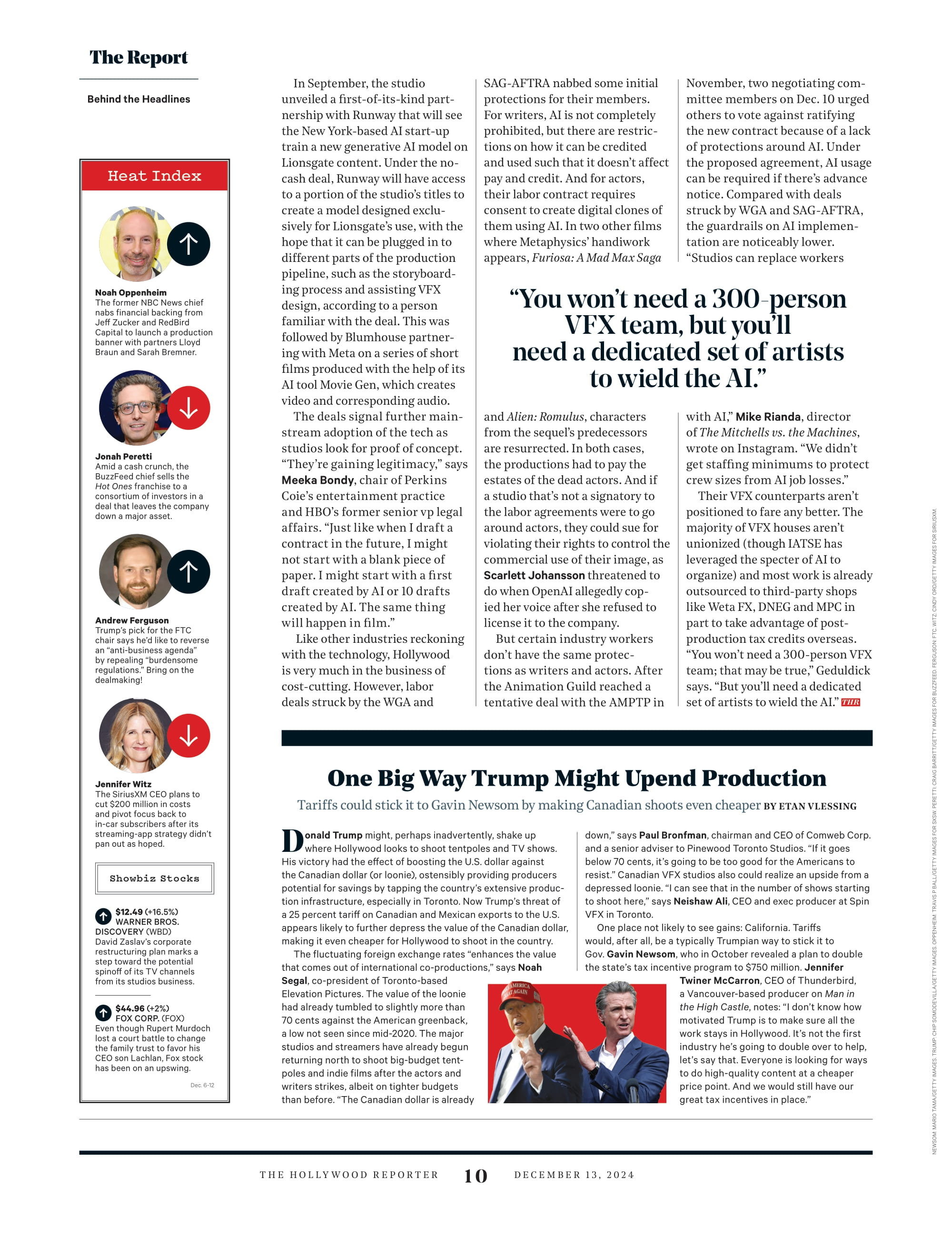 The Hollywood Reporter - 24.12.13 Edition: Timothée Chalamet, Elle Fanning & Monica Barbaro Discuss Surviving Fame & Embracing Their Inner Rock God, 24 Inspiring Moments That Defined 2024 & More!