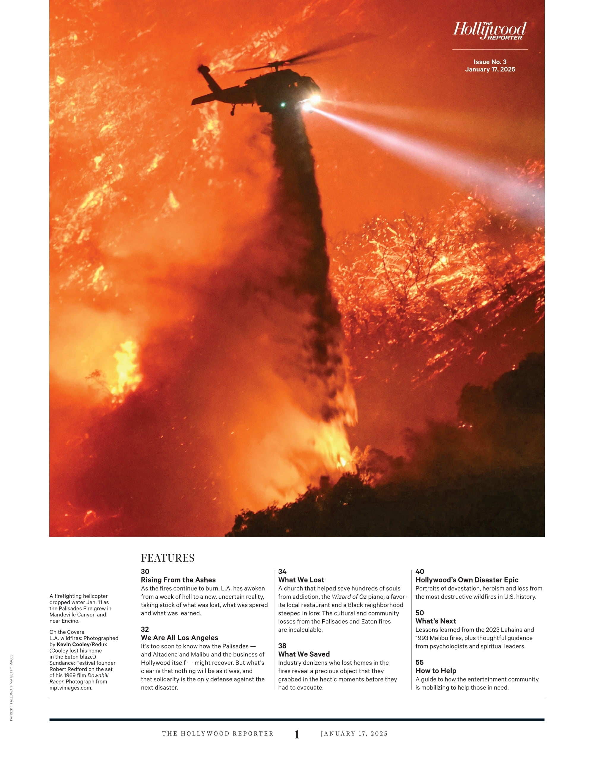 The Hollywood Reporter - 25.01.17 Edition: What We Saw, What We Lost, What We Saved, What's Next For Los Angeles After The Wildfire? Jeff Buckley's Grace Lives On, The Race To The 2025 Oscars, & More!