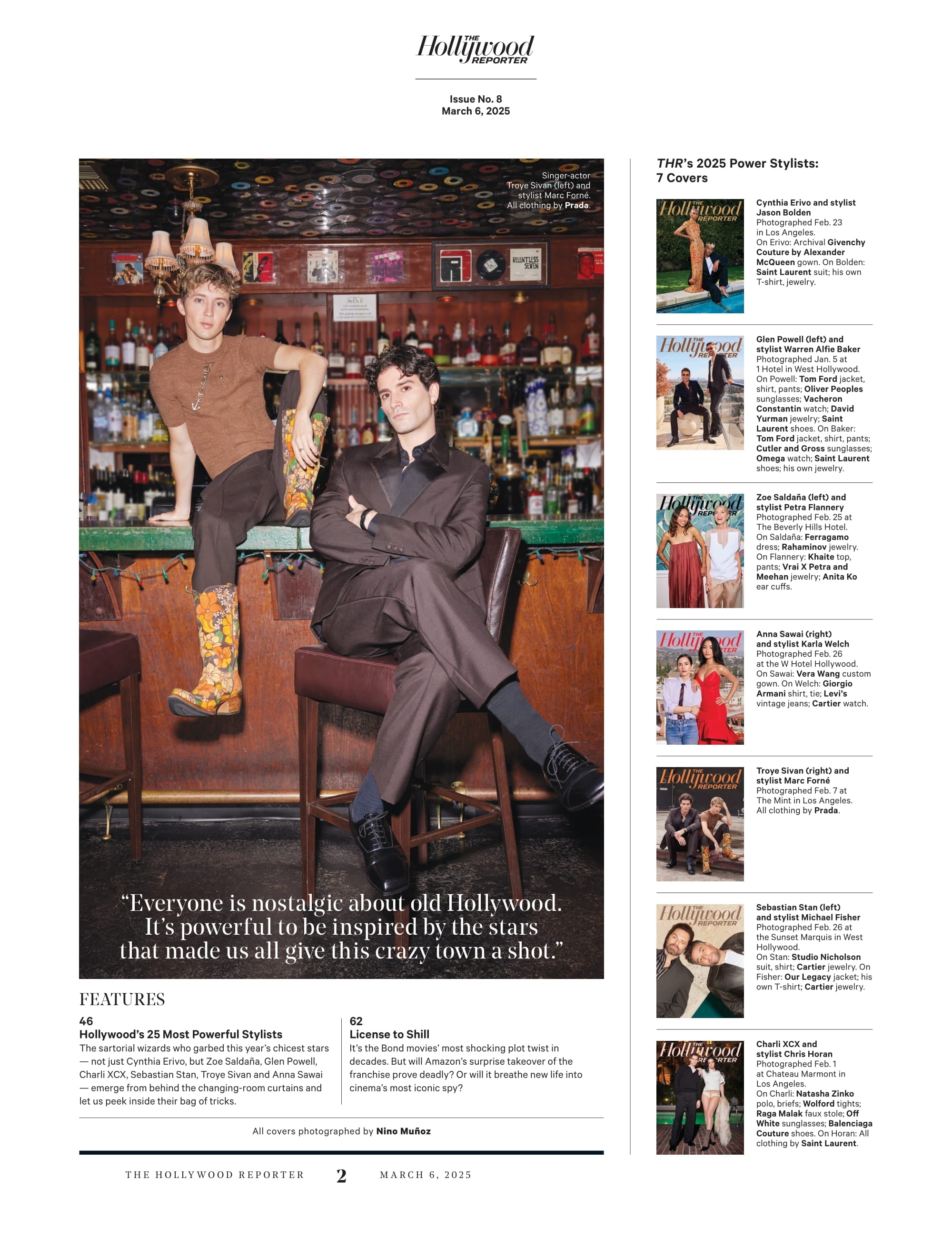 The Hollywood Reporter - 25.03.06 Edition: Power Stylists 2025 Featuring Zoe Saldãna & More! Oscars Drama, Red Carpet Fashion, Gene Hackman Tribute, Amanda Seyfried's Next Move, HBO’s Future & More!