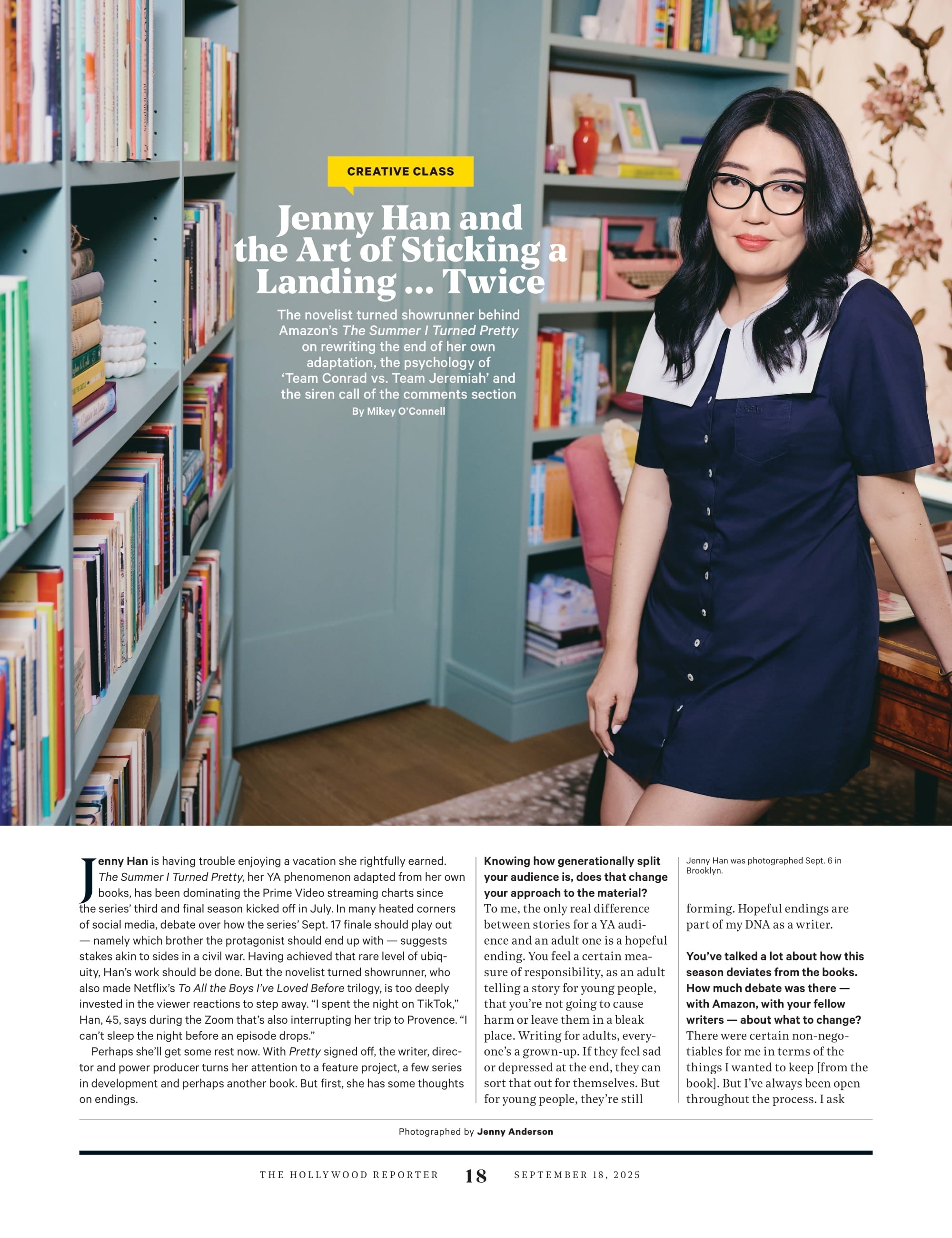 The Hollywood Reporter - 25.09.18 Edition: Robert Redford's Legacy, How Jenny Han's Hit Novel Became A Streaming Sensation, Top Celebrity Entrepreneurs, Phil Rosenthal’s Happy Place & More!