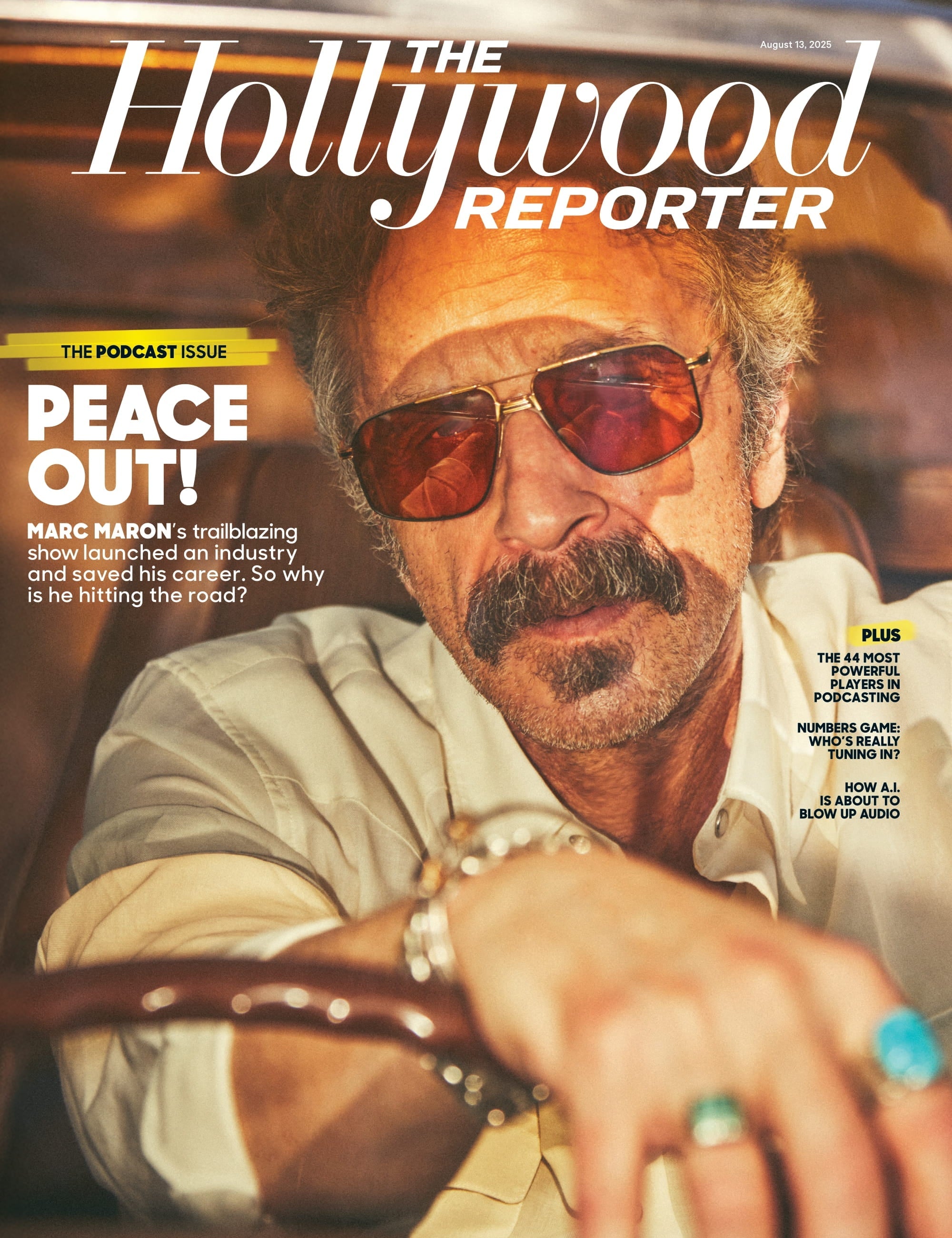 The Hollywood Reporter - 25.08.13 Edition: Marc Maron Signs Off After His Trailblazing Show, How AI Is Set To Revolutionize Podcasts & Audio Content, Most Powerful People In Podcasting & More!