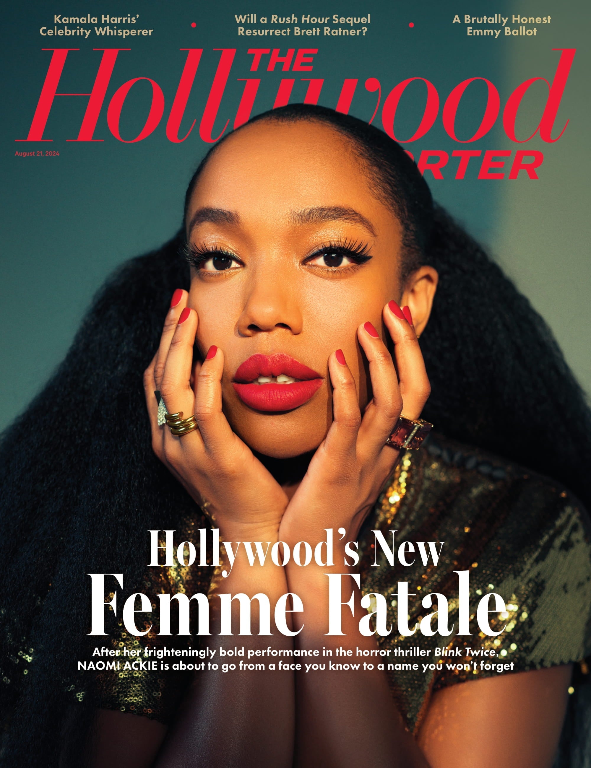 The Hollywood Reporter - 24.08.21 Edition: Hollywood's New Femme Fatale Naomi Ackie In Blink Twice, Martin Short Talks Only Murders In Ihe Building, Kamala Harris’ Celebrity Whisperer & More!