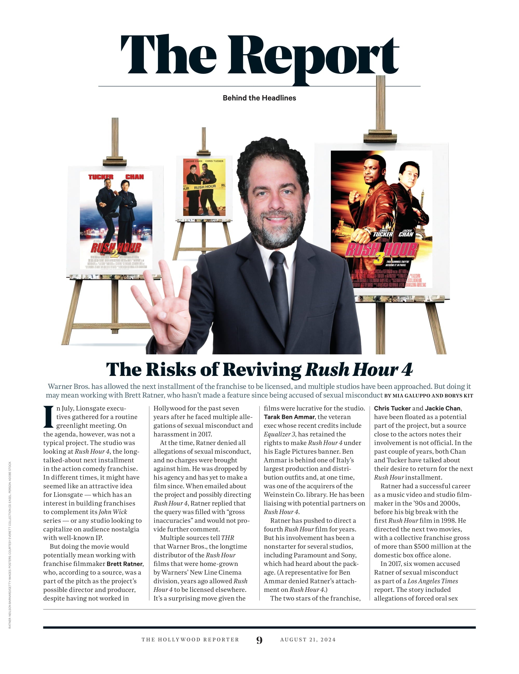 The Hollywood Reporter - 24.08.21 Edition: Hollywood's New Femme Fatale Naomi Ackie In Blink Twice, Martin Short Talks Only Murders In Ihe Building, Kamala Harris’ Celebrity Whisperer & More!