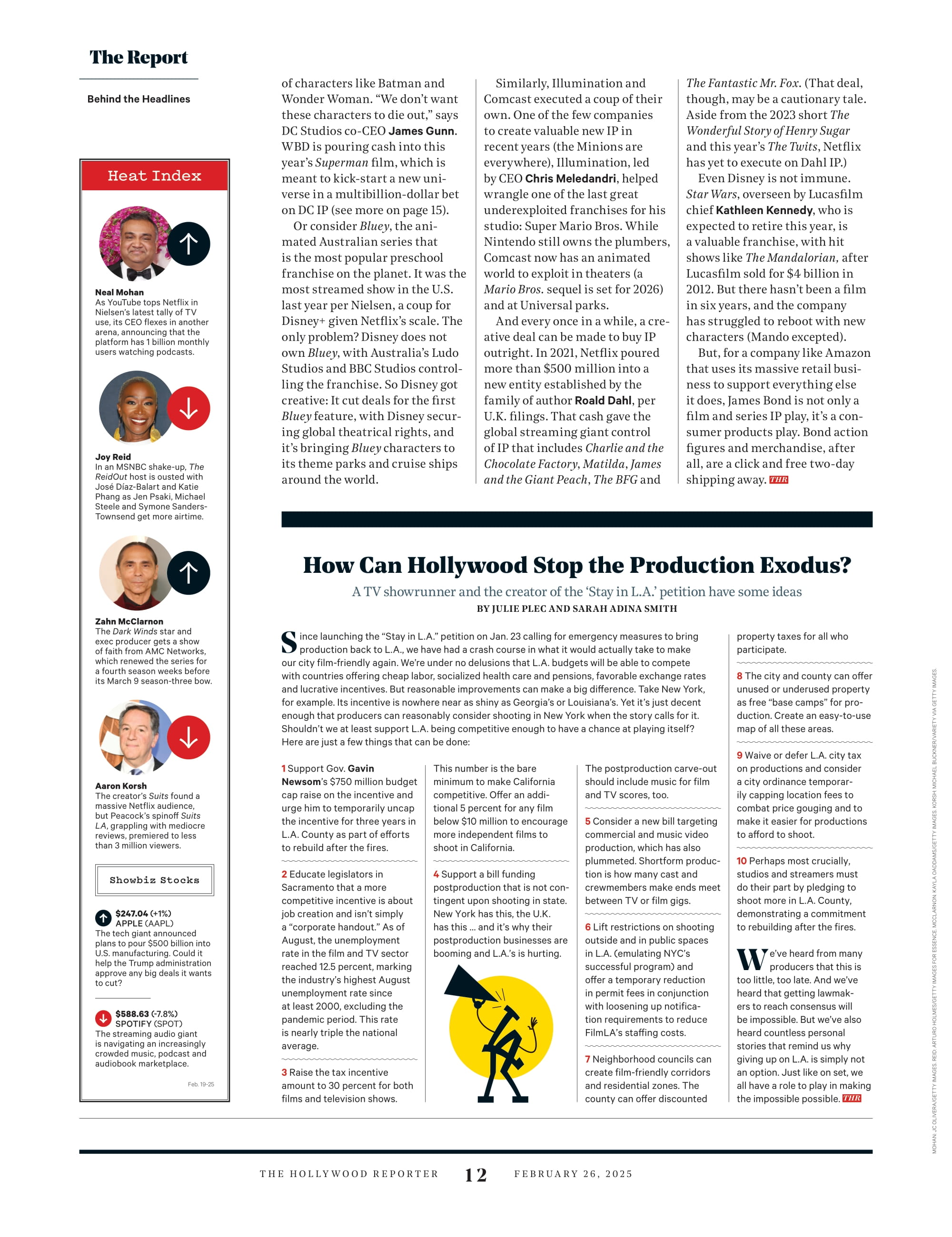 The Hollywood Reporter - 25.02.26 Edition: Oscars 2025, Oscars' In Memoriam Drama, Oscars In 40 Years, Oscar-Night Impresario Bruce Vilanch, Most Iconic Oscar Photos, Most Wildest Oscar Bash & More!