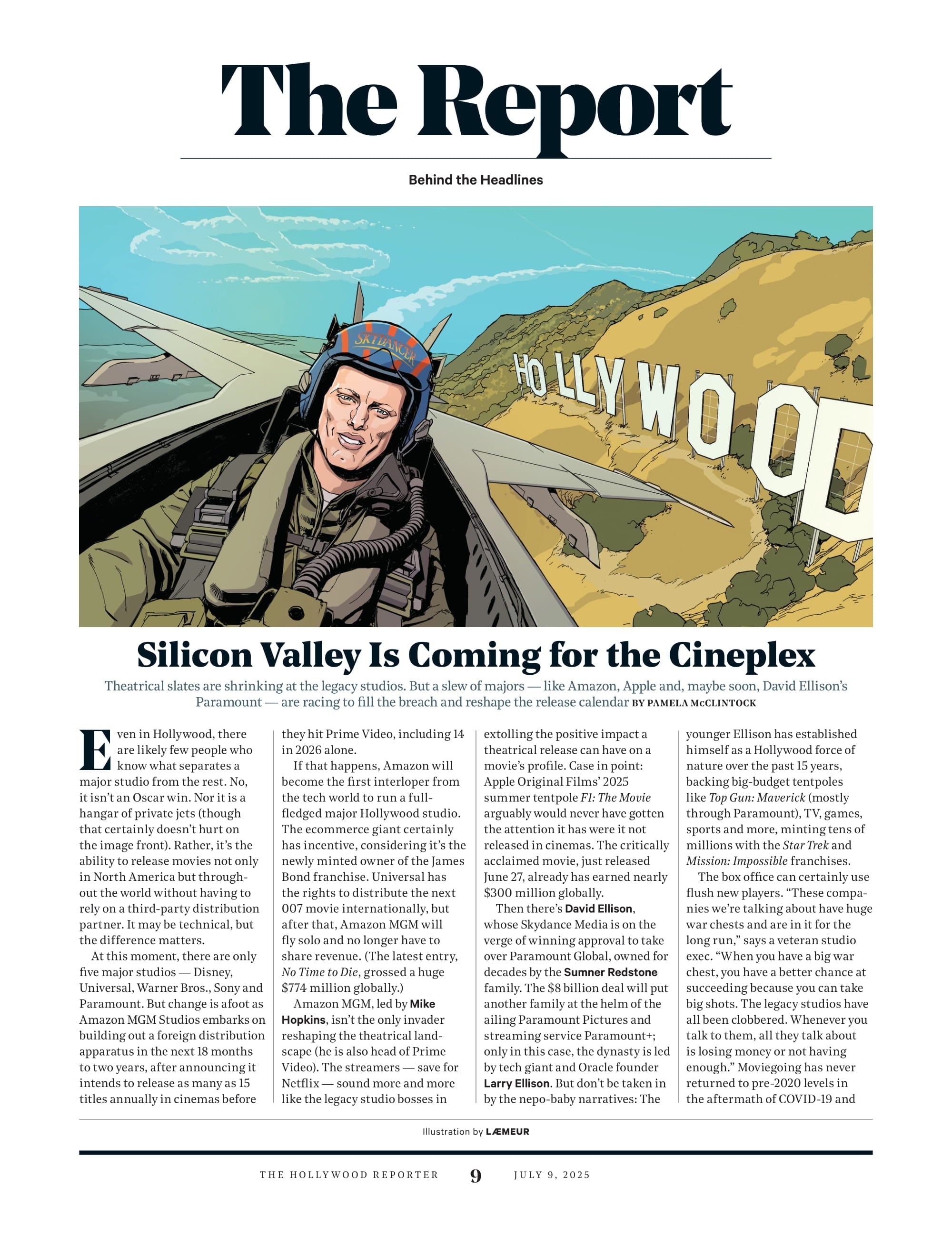 The Hollywood Reporter - 25.07.09 Edition: Keanu Reeves Impersonation Scam, Fraudsters Target Fans, Sean O’Brien’s Power Play, Mind Of SNL’s John Goodman, Superman Returns, Top Sports Lawyers & More!