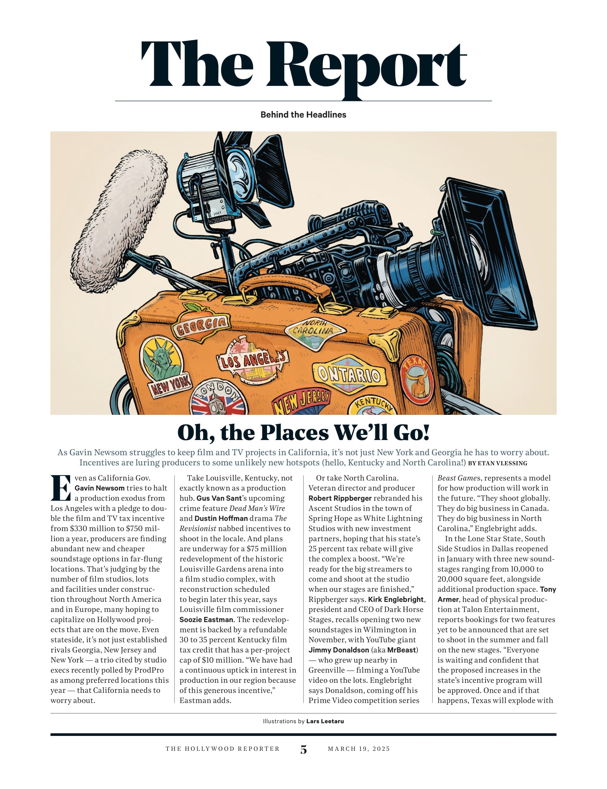 The Hollywood Reporter - 25.03.19 Edition: Jonathan Majors' Truth, Spy Drone Attack, Michael Wolff's Book & Trump, Top Filming Spots, Shondaland's 20th Anniversary, Good American Family Debut & More!