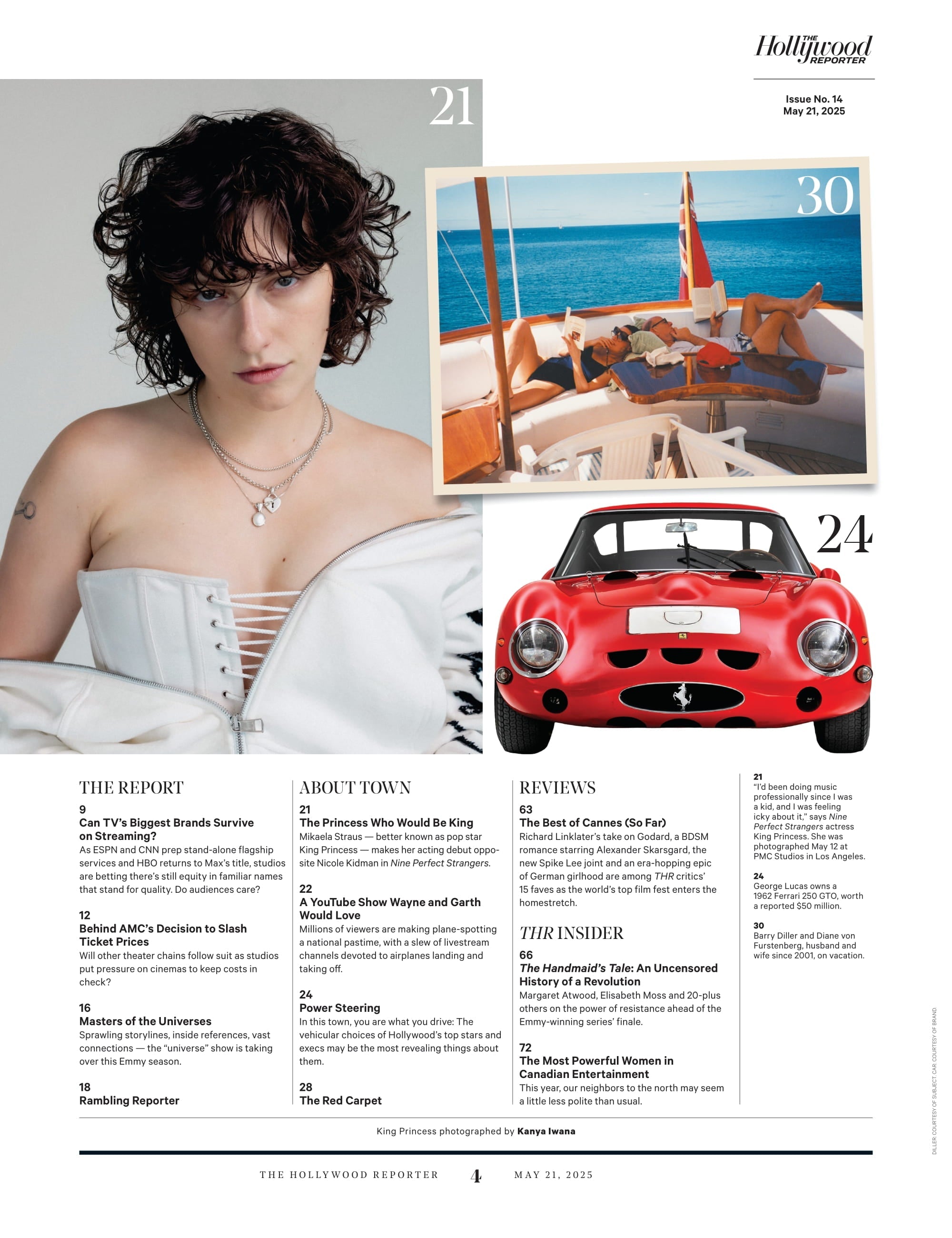 The Hollywood Reporter - 25.05.21 Edition: Enigmatic Icon Barry Diller Opens Up, AMC Slashes Ticket Prices, Can TV’s Top Brands Survive Streaming, Canada’s Most Powerful Women In Entertainment & More!