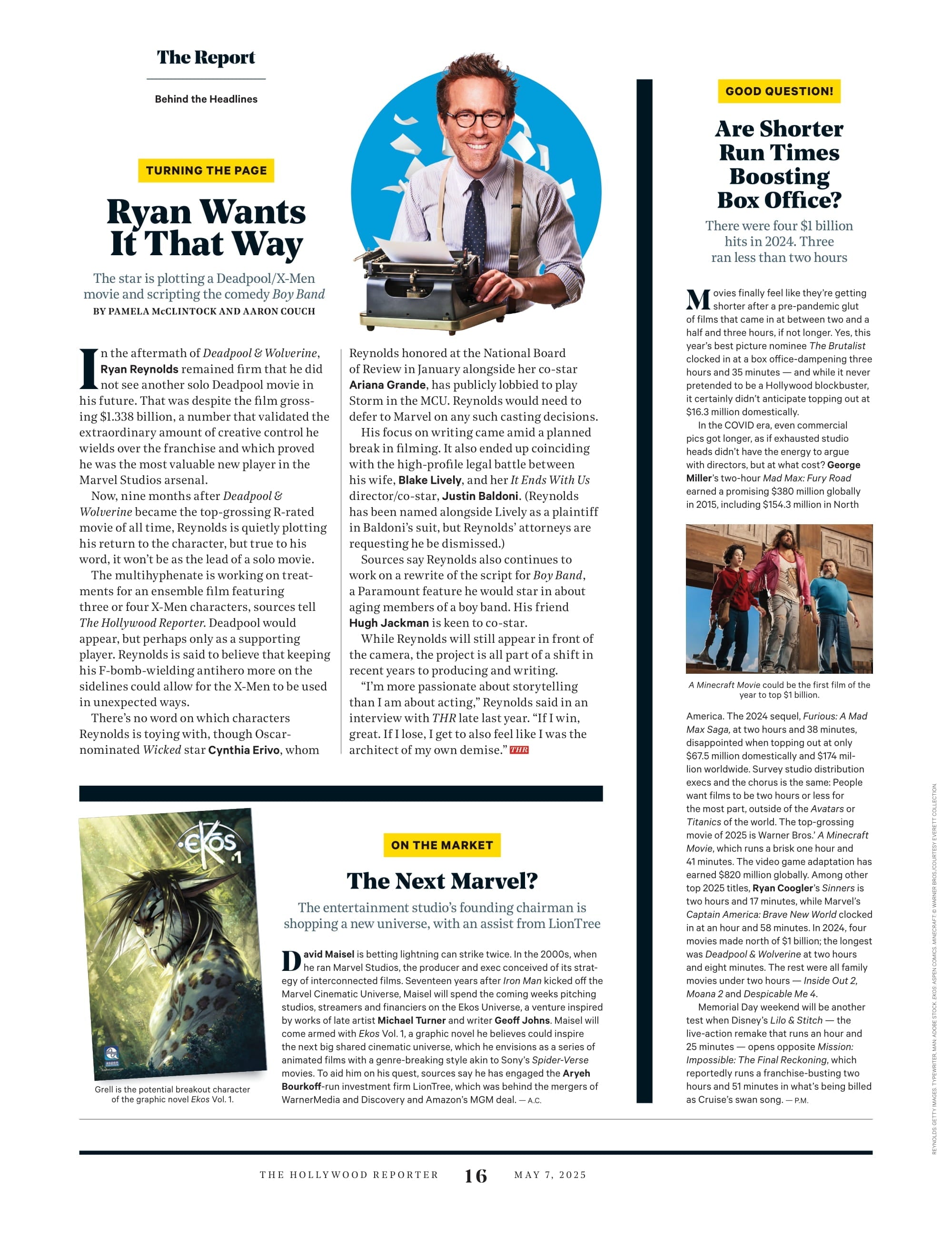 The Hollywood Reporter - 25.05.07 Edition: Spike Lee's Cannes Return, Outrage Over Lee Sun-kyun’s Death, London's The New Hollywood, Top Influencers, Top Women In International Film & More!