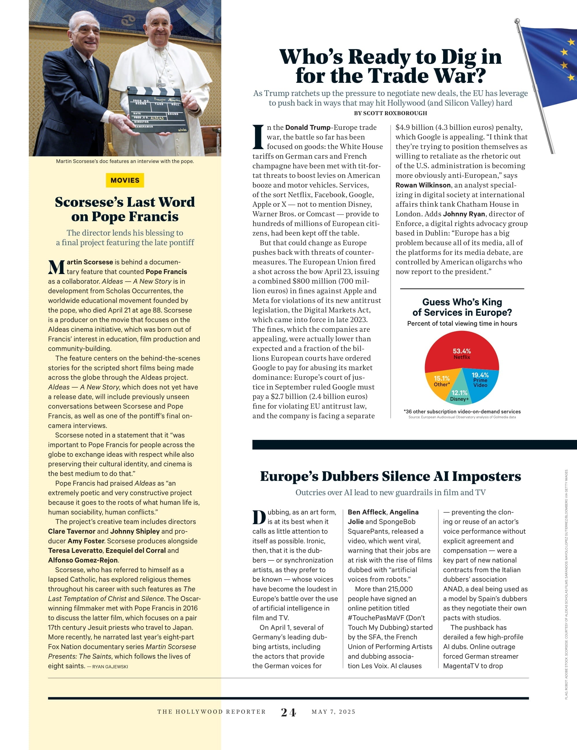 The Hollywood Reporter - 25.05.07 Edition: Spike Lee's Cannes Return, Outrage Over Lee Sun-kyun’s Death, London's The New Hollywood, Top Influencers, Top Women In International Film & More!