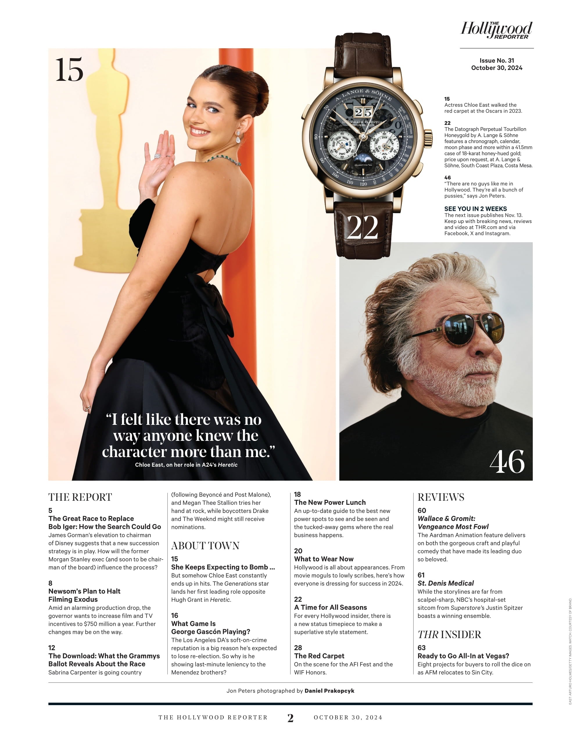 The Hollywood Reporter - 24.10.30 Edition: Why Hollywood Won't Make Room For The Next Generation, 25 Best Places To Work In Entertainment, Salary Breakdown, How To Make More & Race To Replace Bob Iger