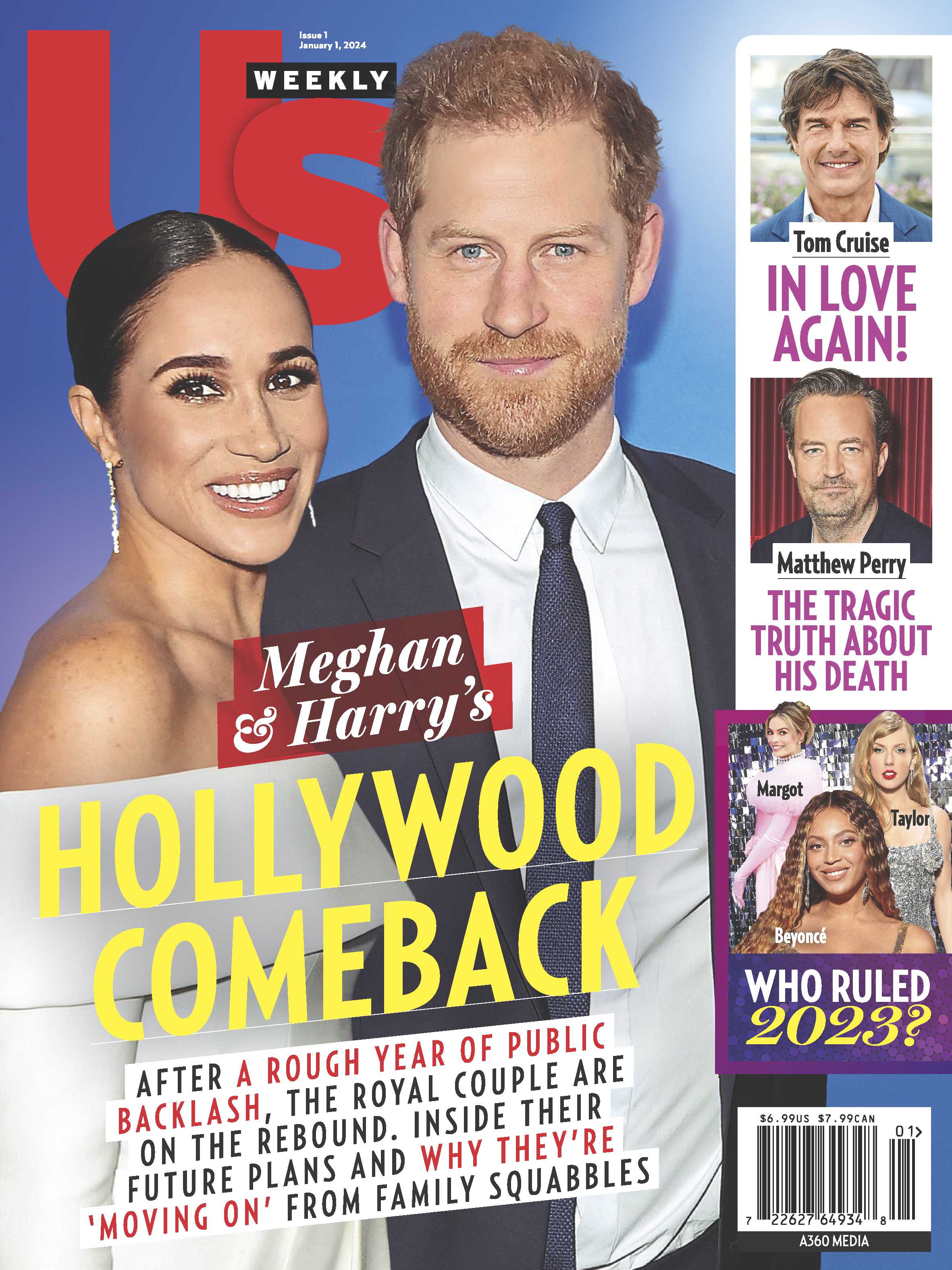 Us Weekly - 01.01.24 Meghan Markle and Prince Harry's Hollywood Comeback