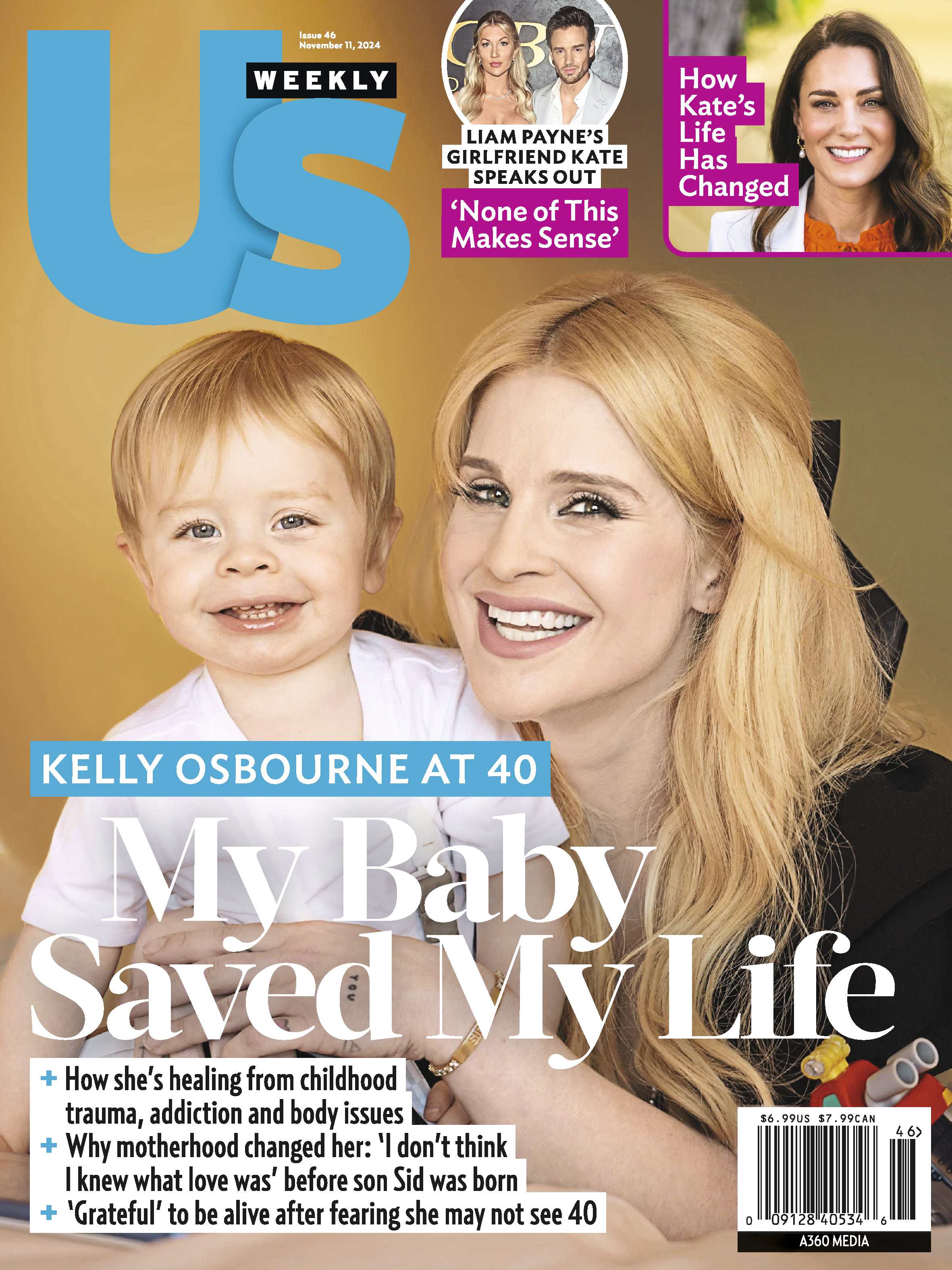 Us Weekly - 11.11.24: How Kate's Life Has Changed, New Priorities, Relationship With William & Kelly Osbourne's Baby Saved Her Life, Embracing Motherhood & More!