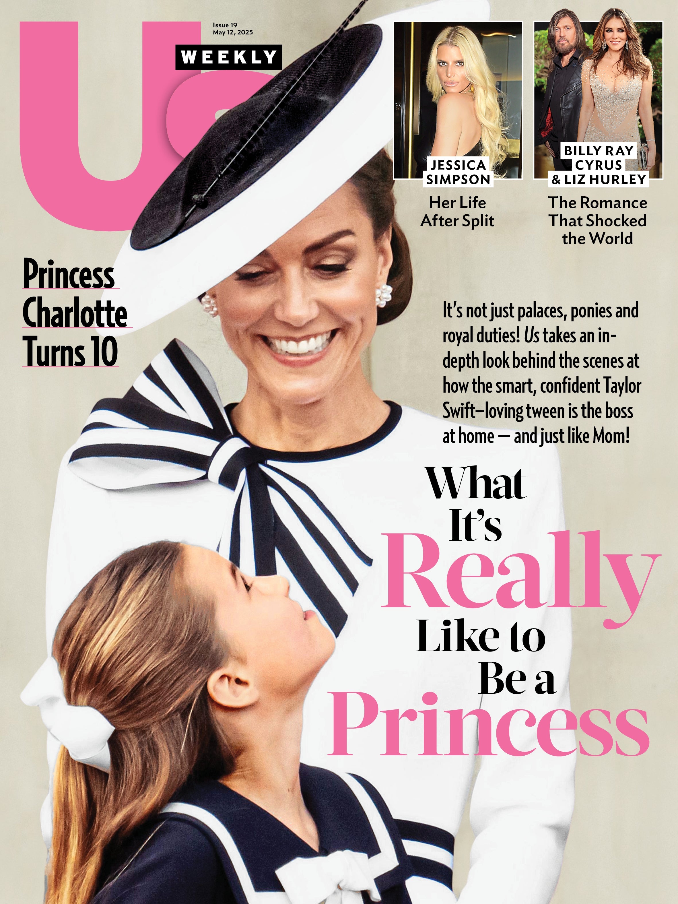 Us Weekly - 05.12.25: Billy Ray Cyrus & Elizabeth Hurley’s Shocking Romance, Princess Charlotte’s Royal Life,  Jessica Simpson’s Journey After Her Split & More!