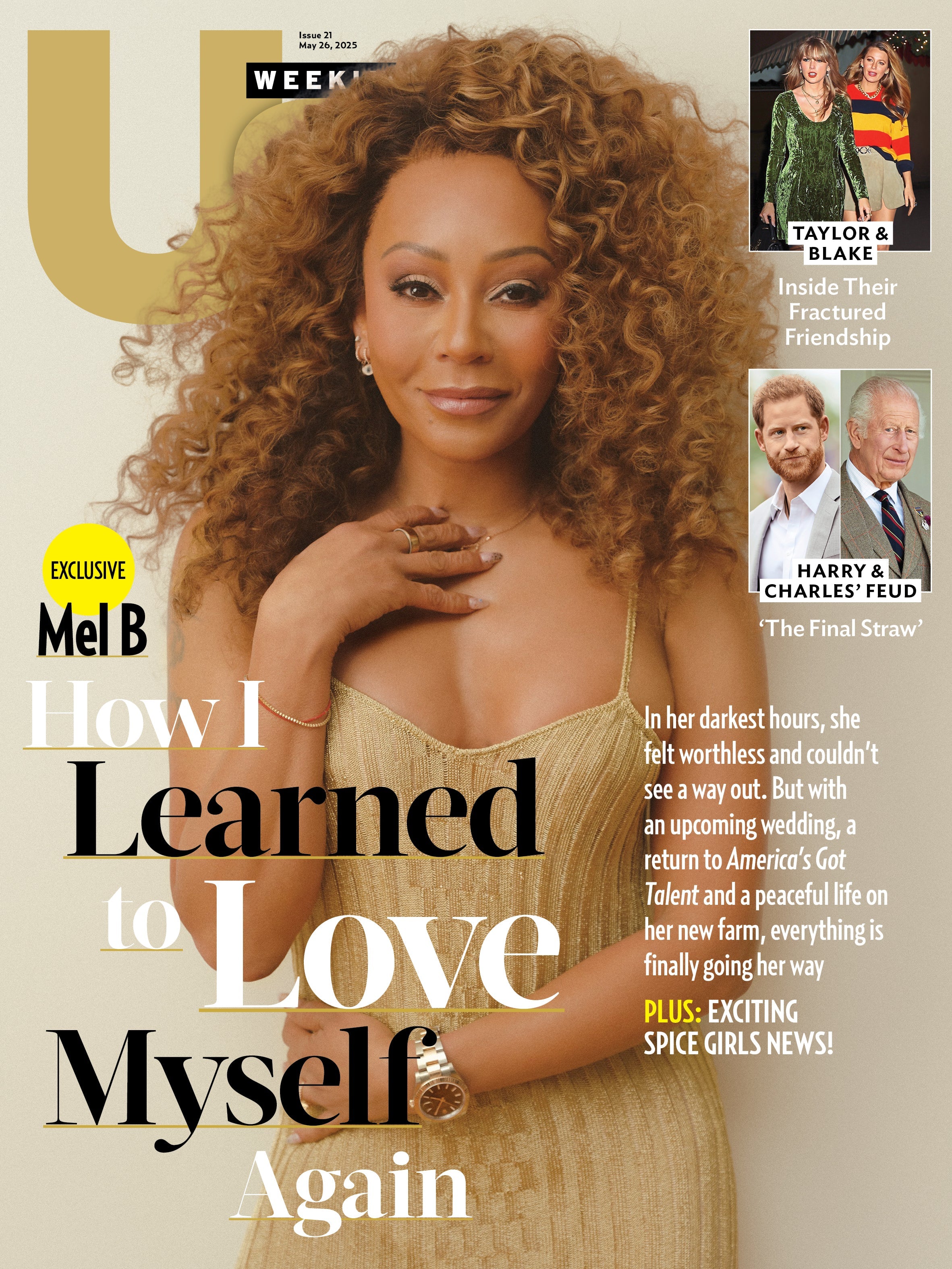 Us Weekly - 05.26.25: Taylor Swift & Blake Lively's Fractured Friendship, Mel B Learned To Love Herself Again, The Final Straw Of Harry & Charles' Royal Feud & More!