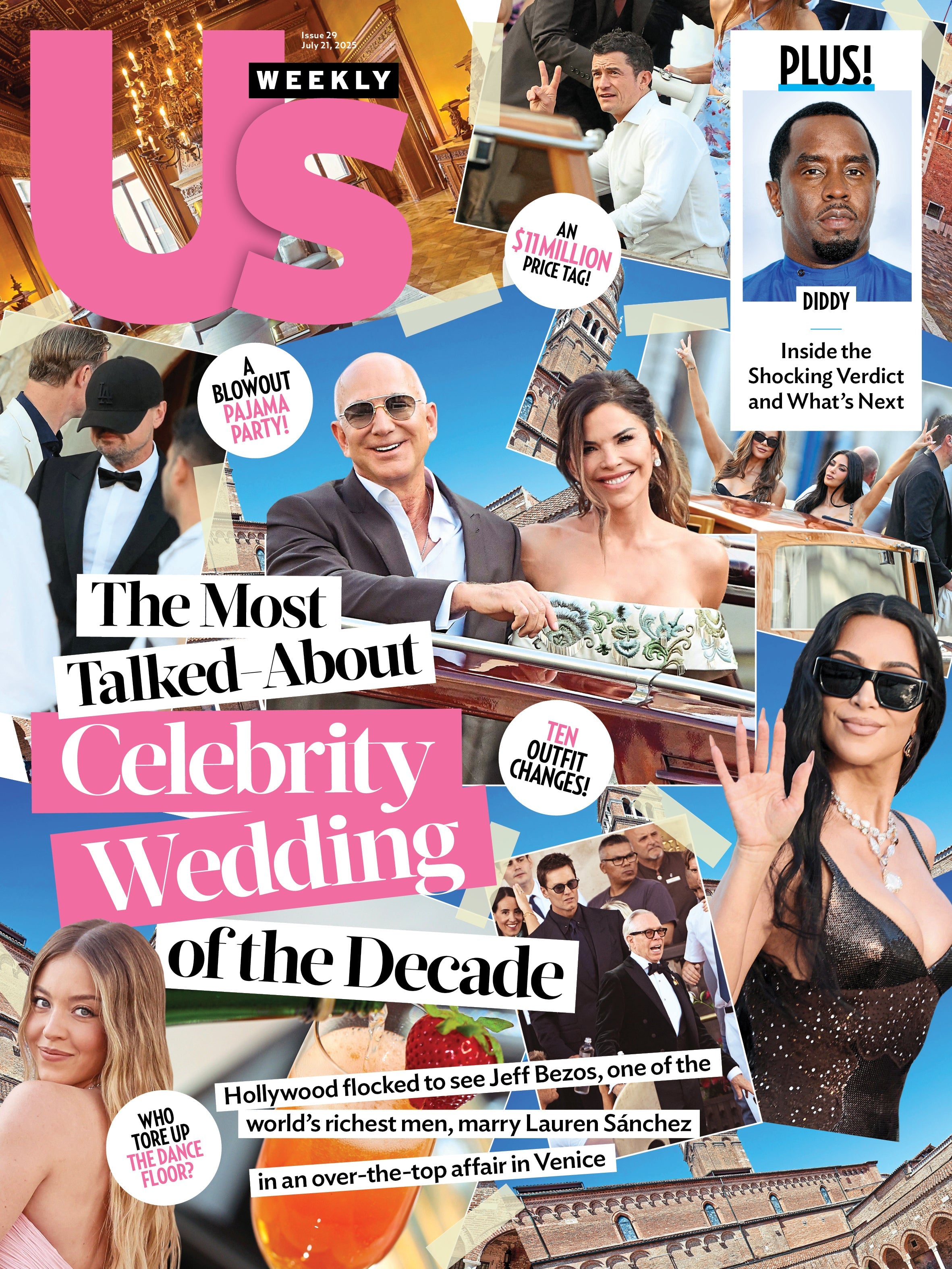 Us Weekly - 07.21.25: Inside The Wedding Of The Decade, Stunning Wedding Details, The Blowout Pajama Party, The Outfit Changes, Sherri Papini's Exclusive Interview, Diddy Trial Updates & More!
