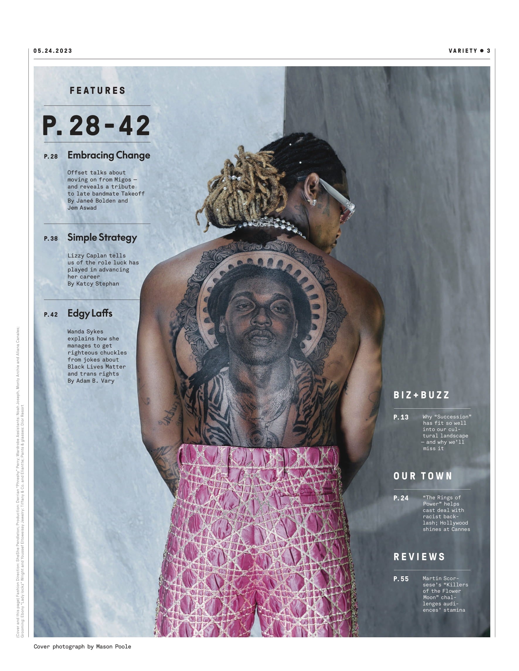 Variety - 23.05.24 Edition: Rapper Offset Talks About Life After Migos, Takeoff's Death & His Marriage To Cardi B, Lizzy Caplan Talks Luck In Her Career, Wanda Sykes On How She Manages Jokes & More!